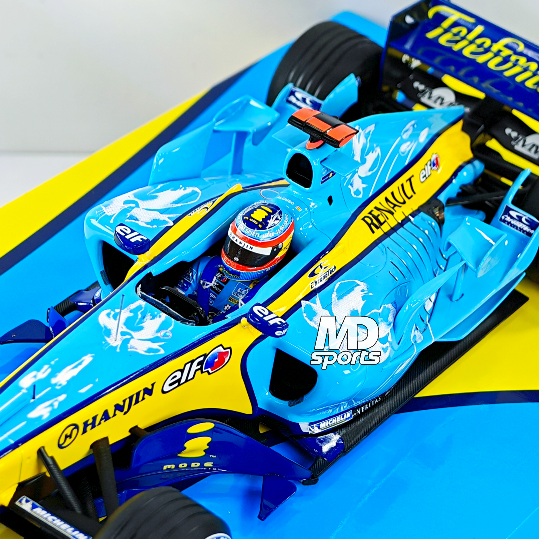 Renault R25 British GP 2005 #5 Fernando Alonso Minichamps 1:18 - Imagen 3