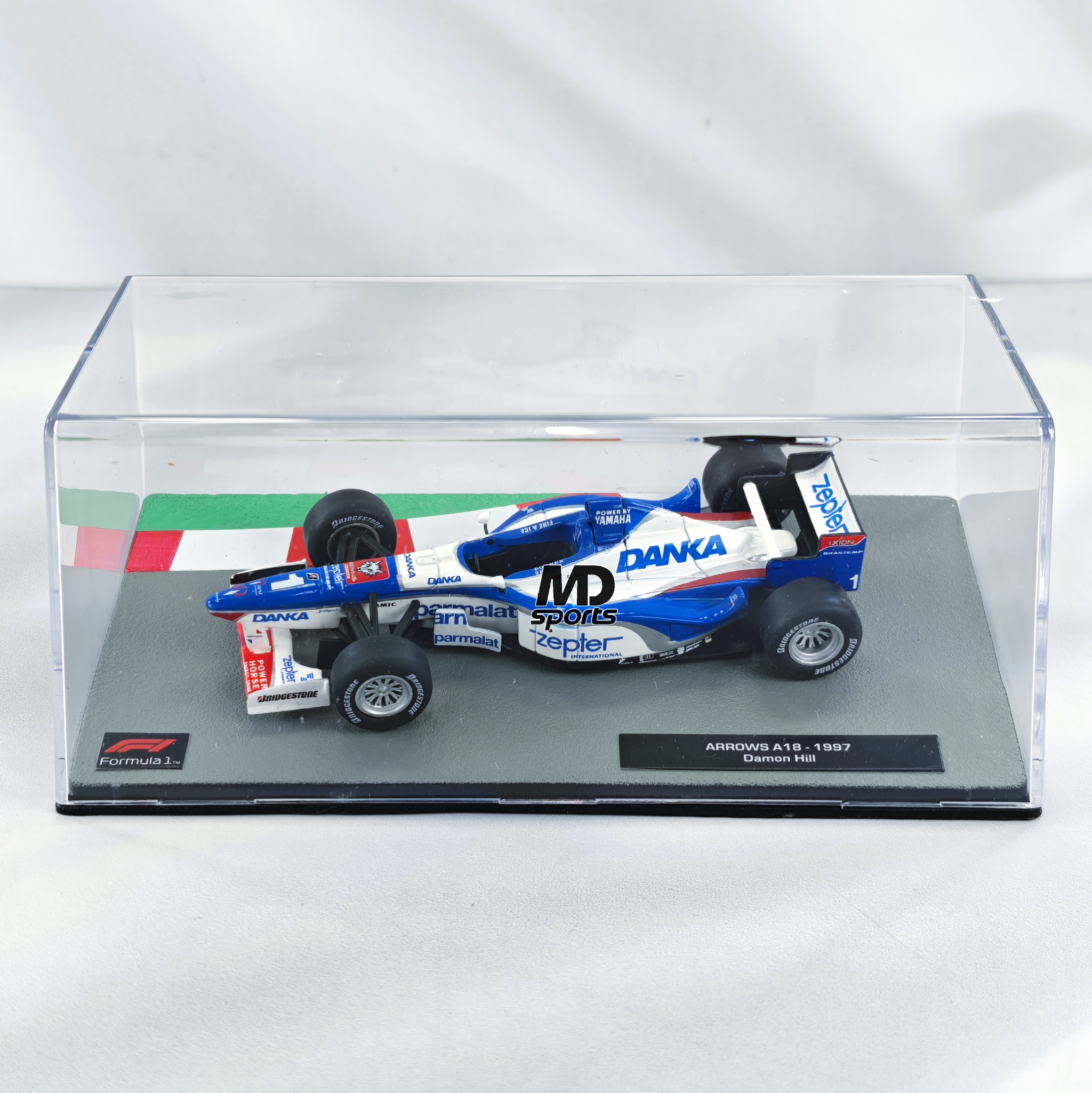 Arrows A18 F1 1997 #1 Damon Hill Caja Acrilica Altaya 1:43