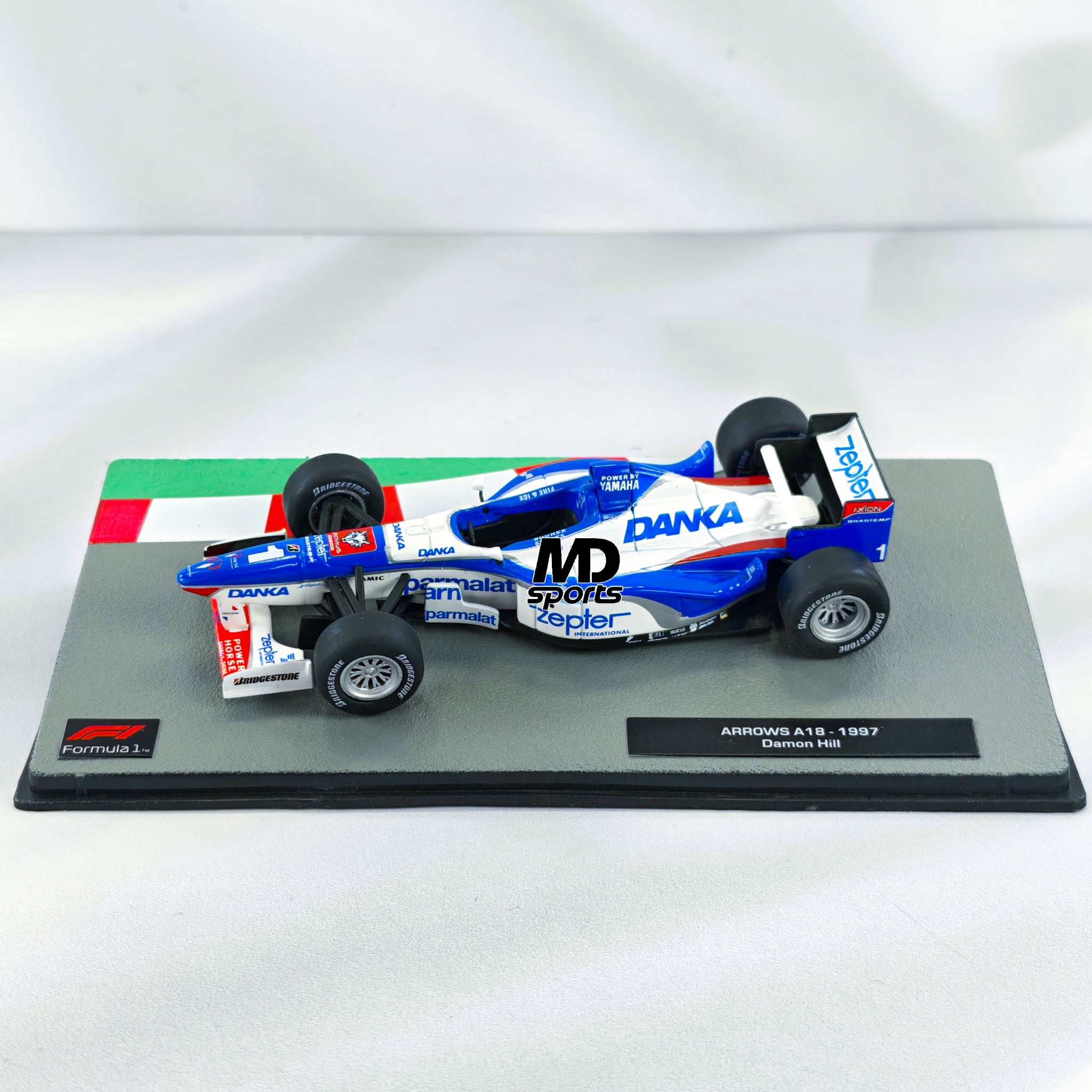Arrows A18 F1 1997 #1 Damon Hill Caja Acrilica Altaya 1:43 - Imagen 3