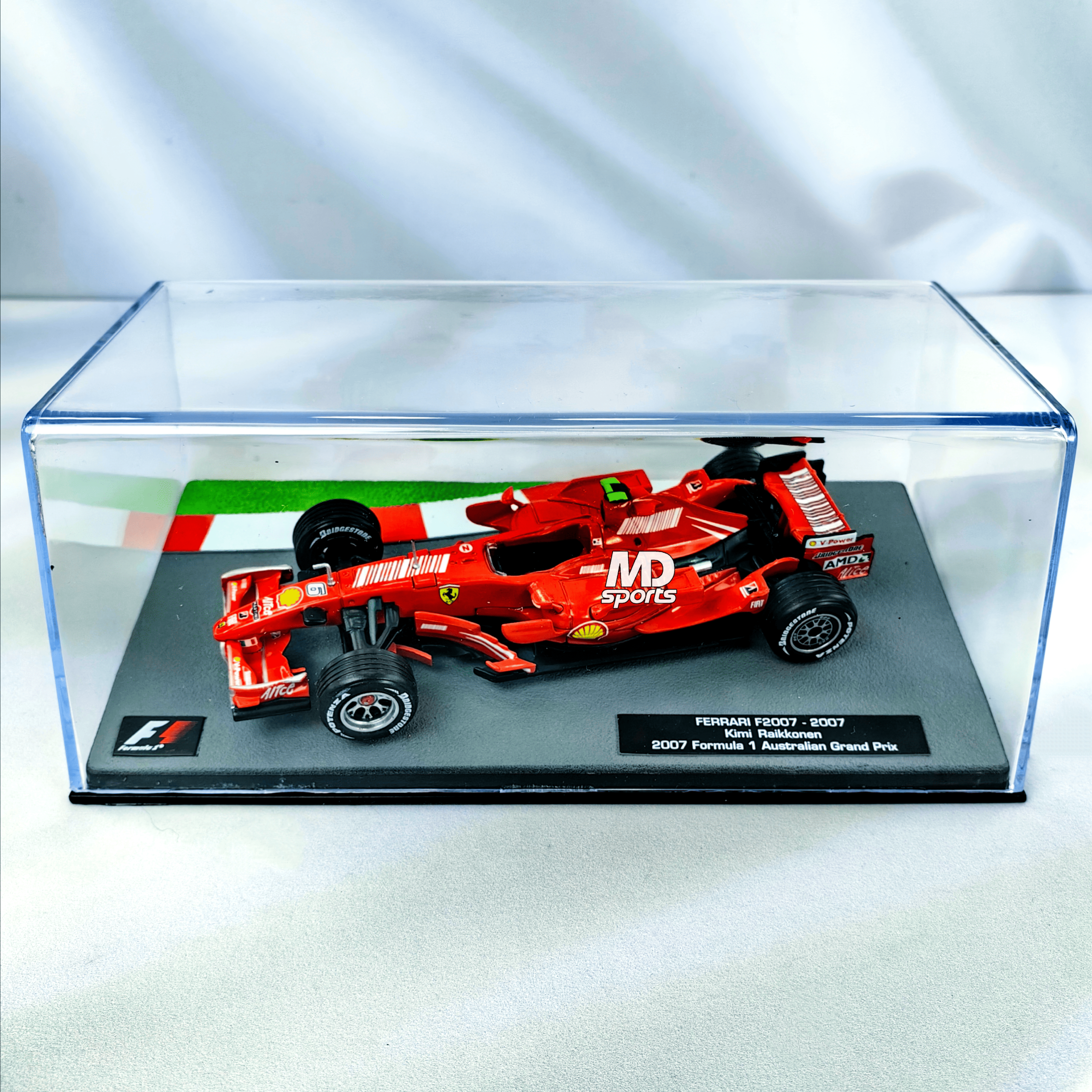 Ferrari F2007 GP Australia 2007 #6 Kimi Raikkonen Caja Acrilica Altaya 1:43