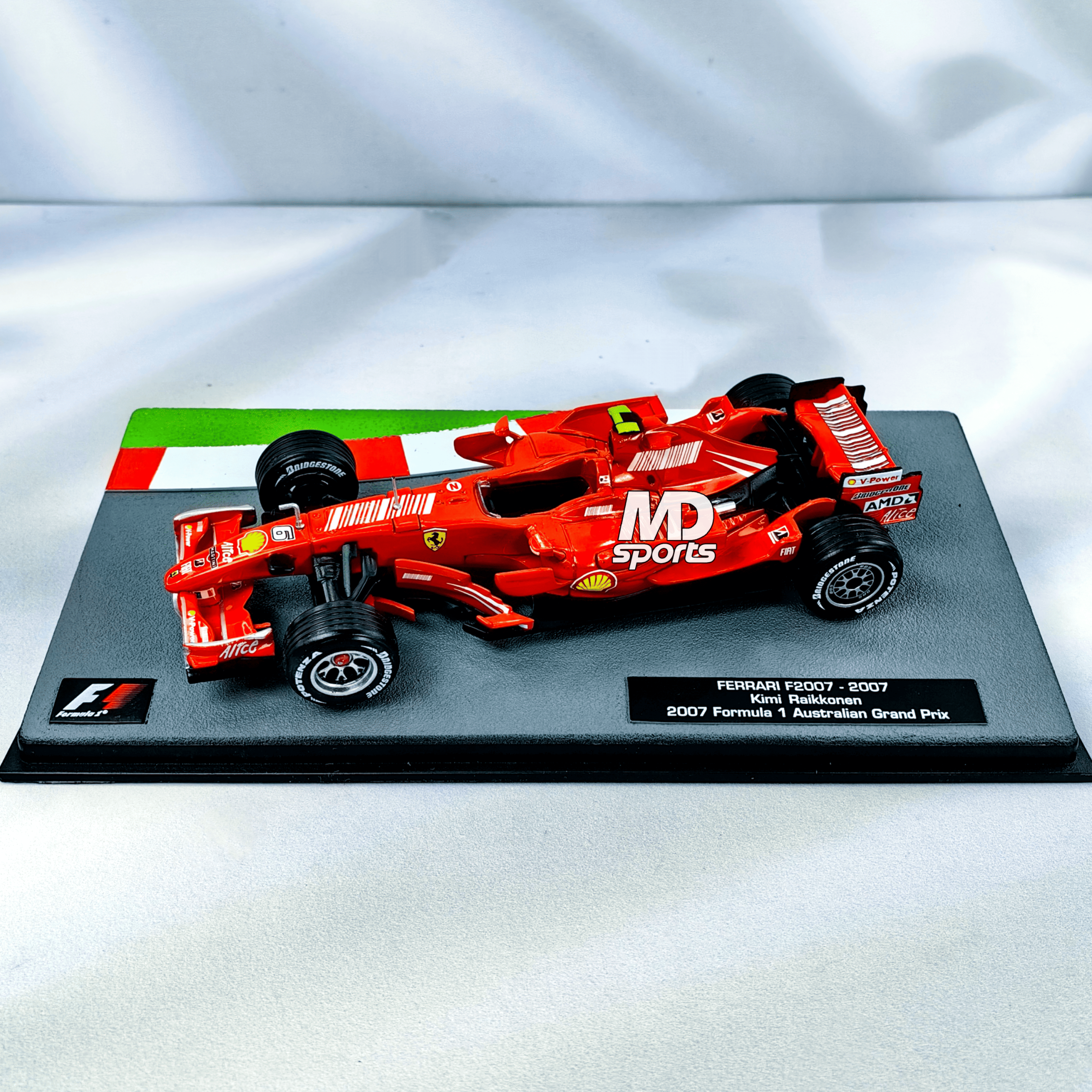 Ferrari F2007 GP Australia 2007 #6 Kimi Raikkonen Caja Acrilica Altaya 1:43