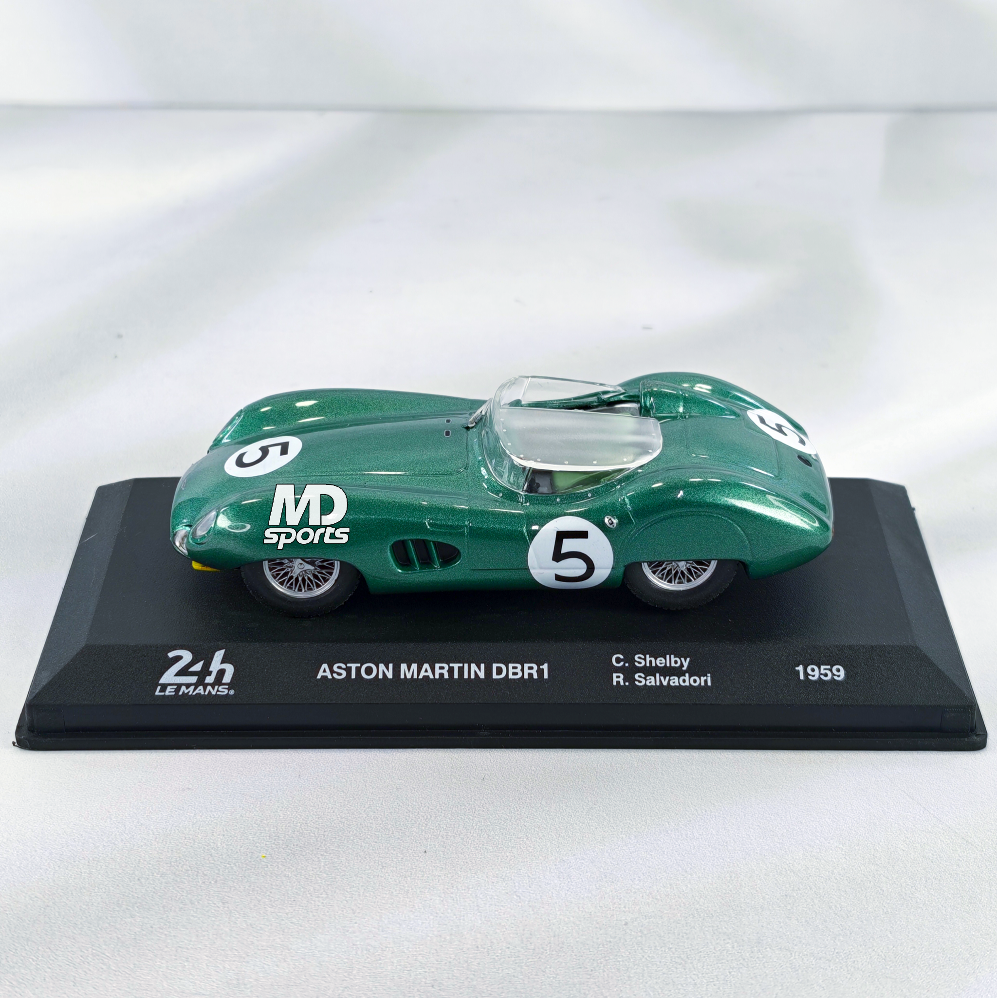 Aston Martin DBR1 LeMans 1959 #5 C.Shelby-R.Salvadori Caja Acrilica Altaya 1:43 - Imagen 3