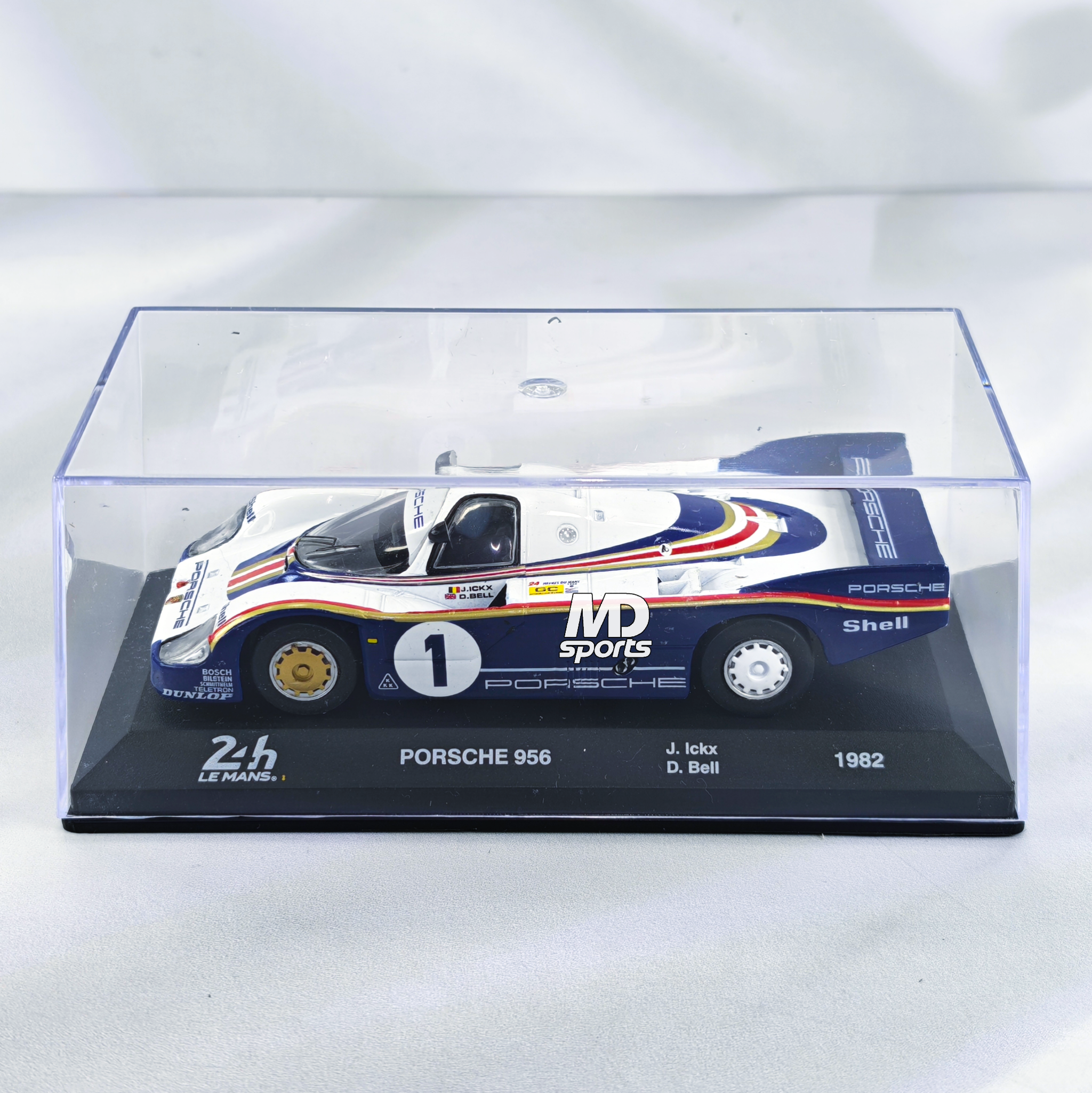 Porsche 956 LeMans 1982 #1 J.Ickx – D.Bell Caja Acrilica Altaya 1:43
