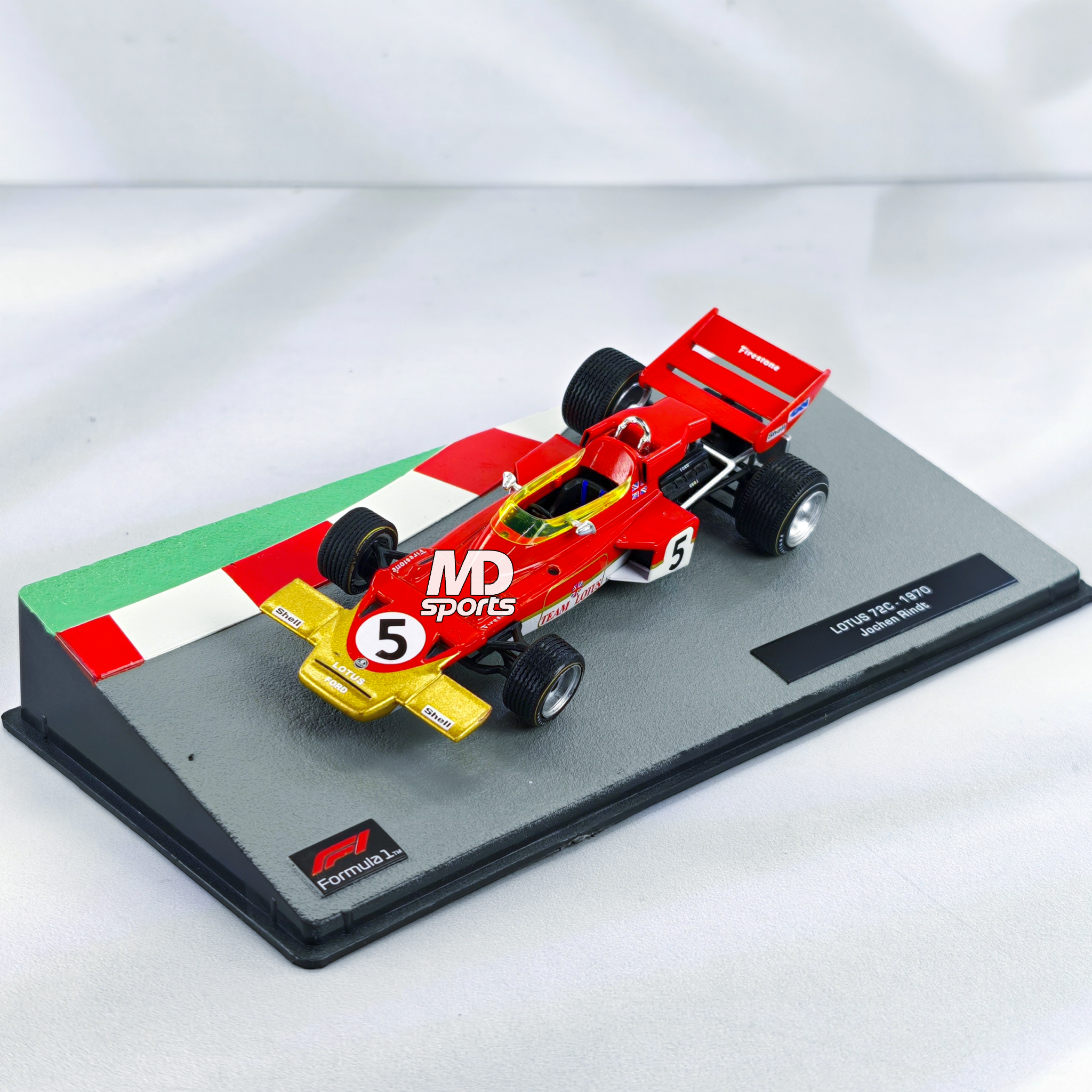 Lotus 72C 1970 #5 Jochen Rindt Caja Acrilica Altaya 1:43