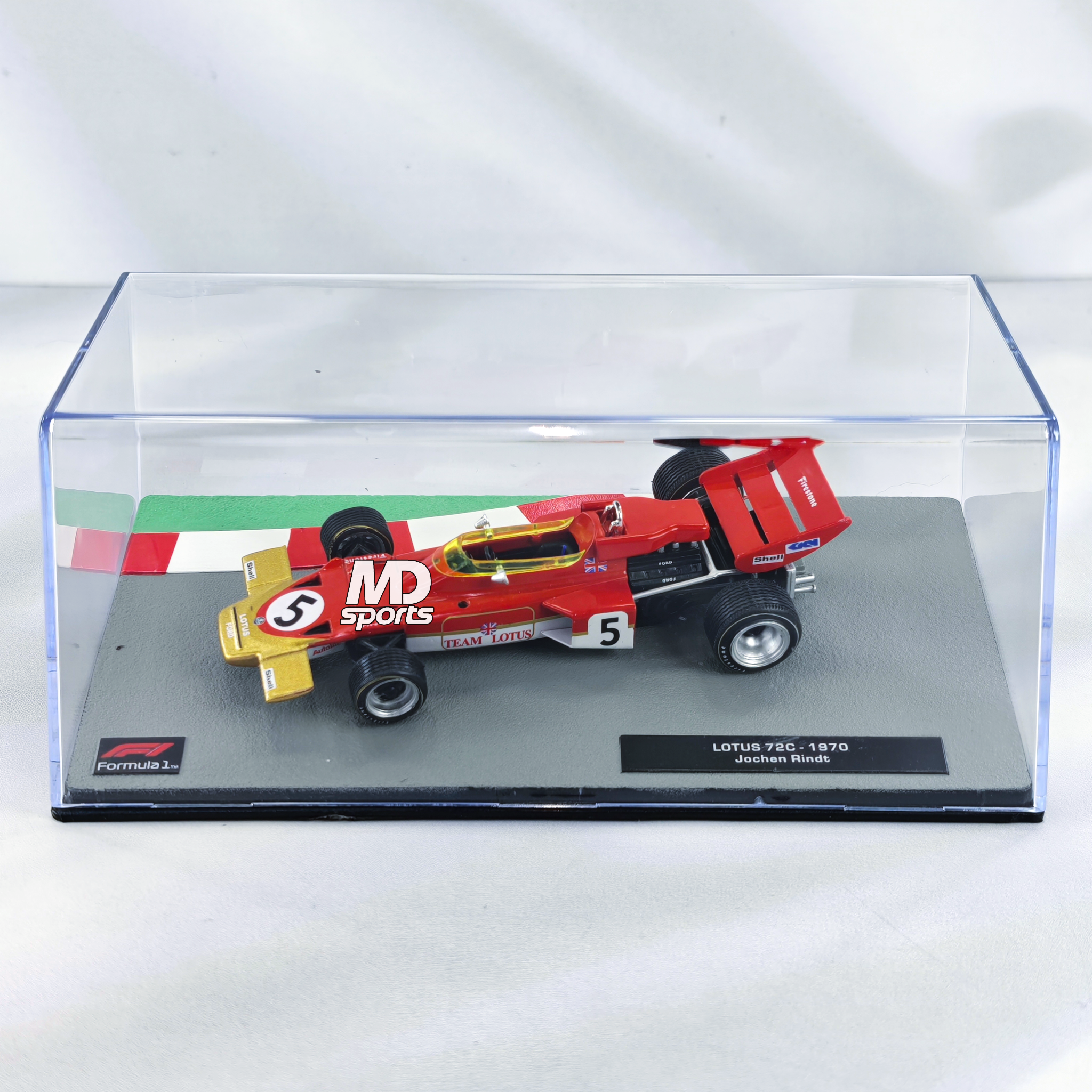 Lotus 72C 1970 #5 Jochen Rindt Caja Acrilica Altaya 1:43