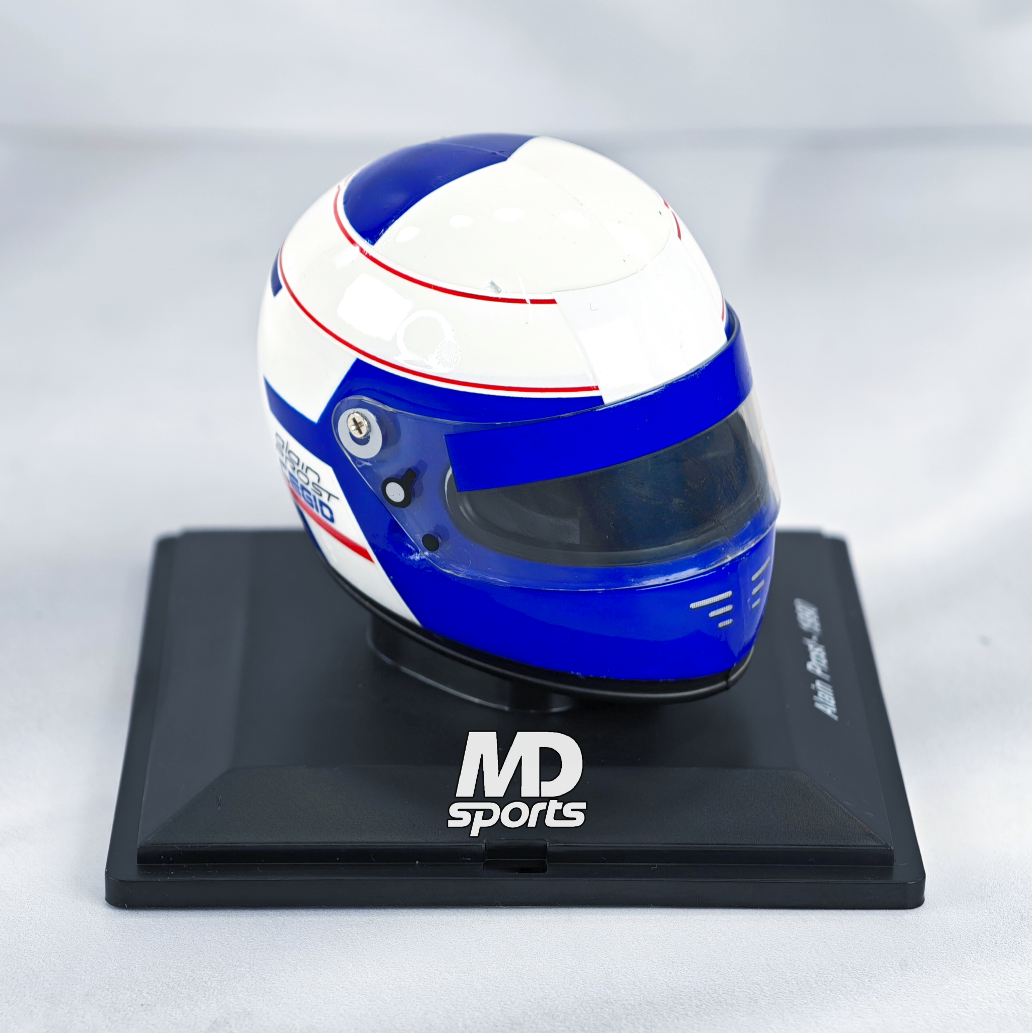 Casco Formula 1 Alain Prost Ferrari 1990 Spark 1:5