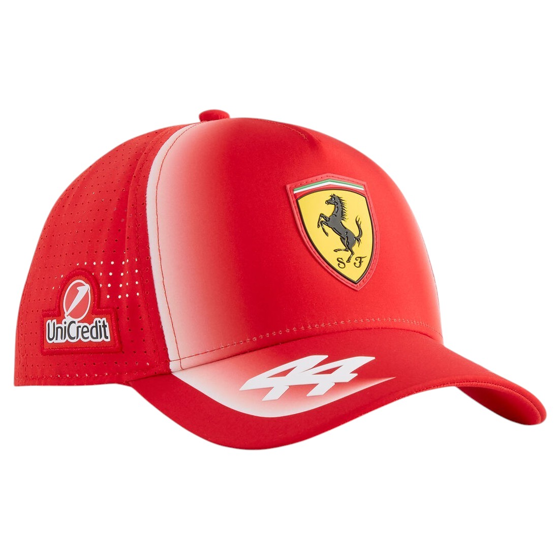 Gorro PUMA Oficial Scuderia Ferrari HP Lewis Hamilton 2026 Rojo