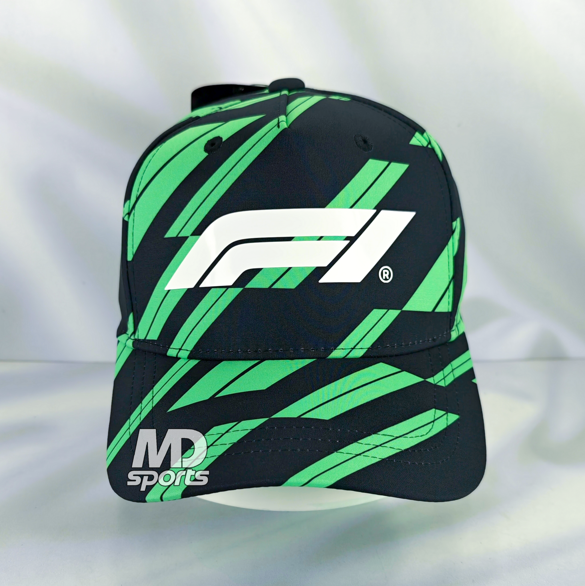 Gorro STICHD Oficial Formula 1 Logotipo F1 Track Graphic 2026 Negro/Verde