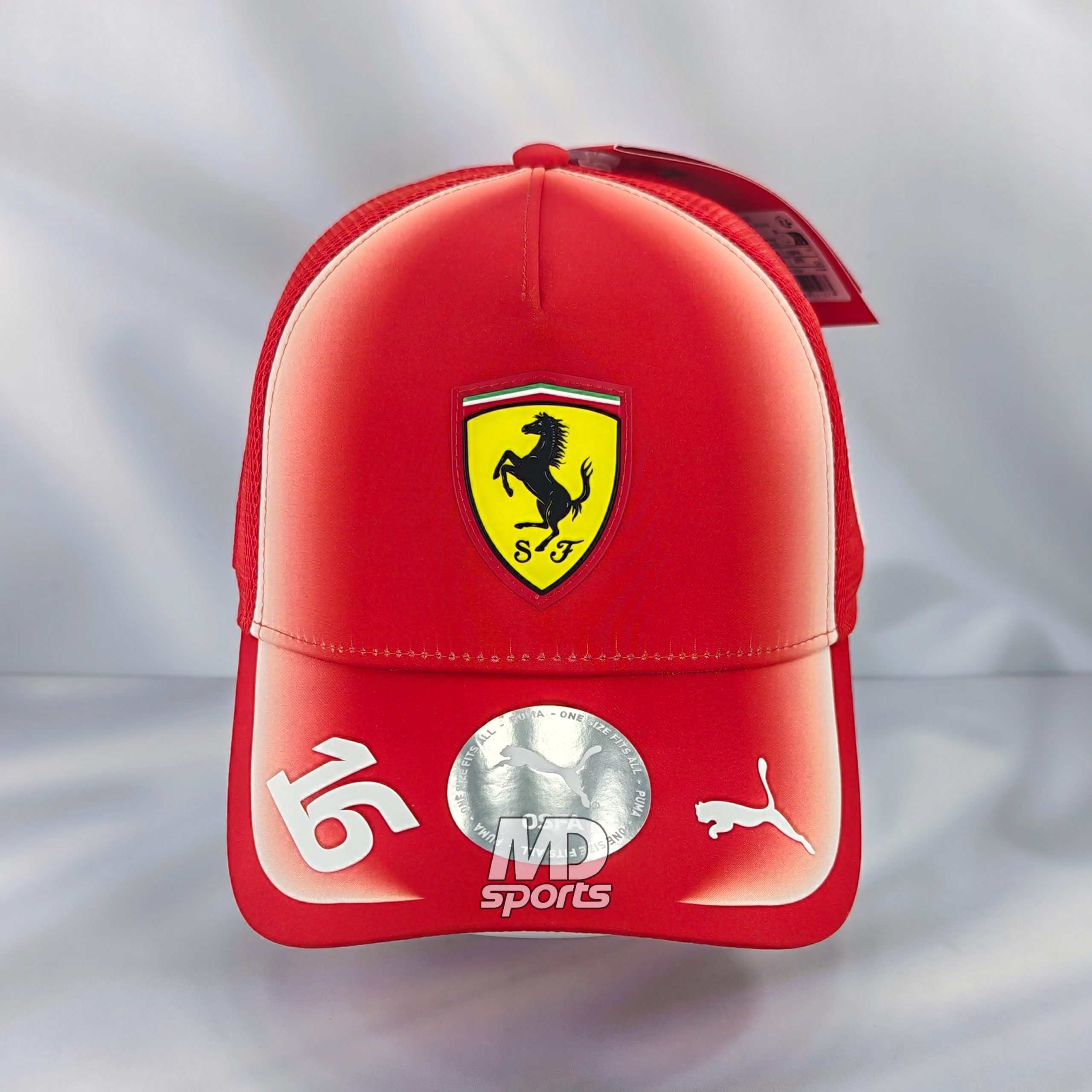 Gorro Puma Oficial Scuderia Ferrari HP Charles Leclerc 2026 Rojo - Imagen 5