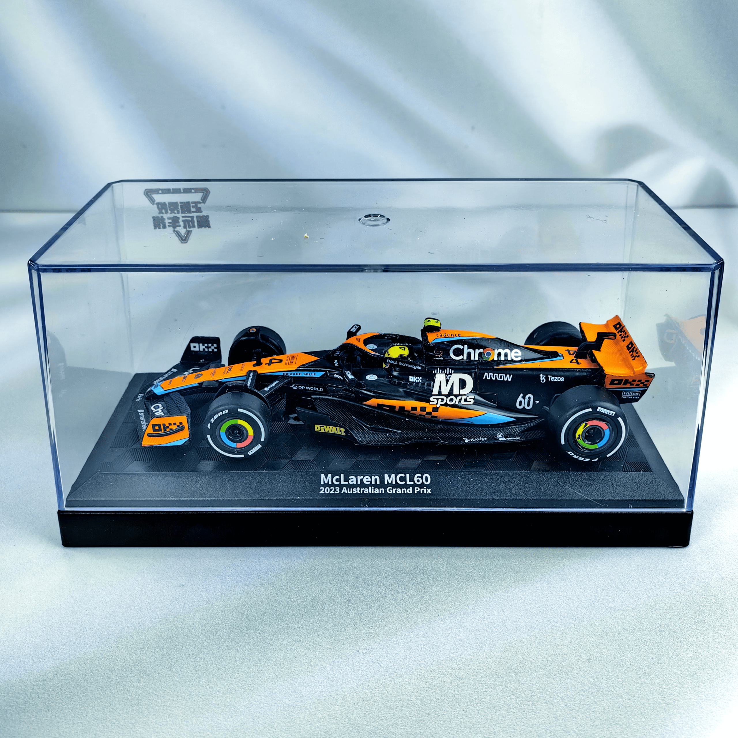 Mclaren MCL60 GP Australia 2023 #4 Lando Norris Caja Acrilica CCA 1:43