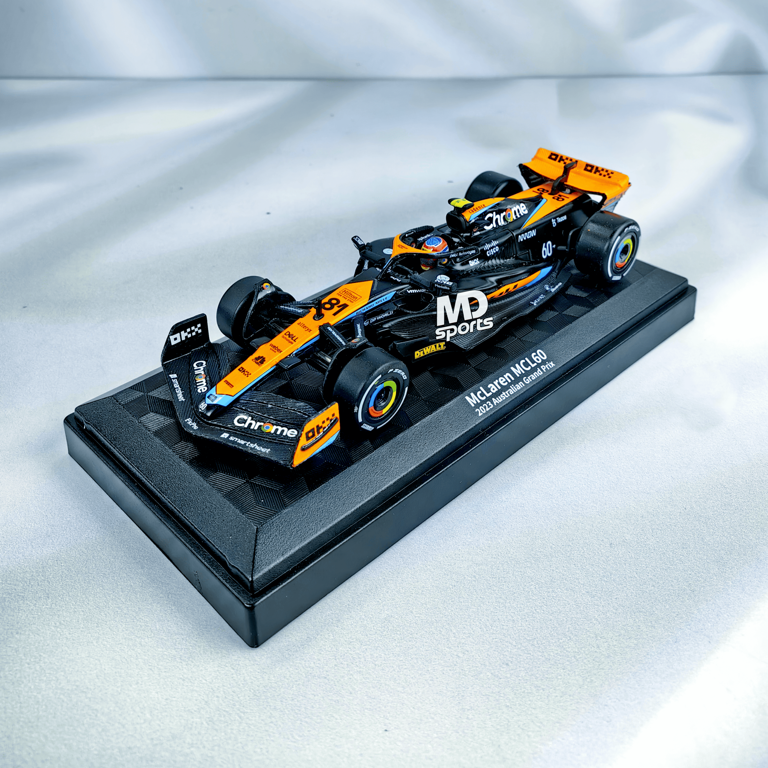 Mclaren MCL60 GP Australia 2023 #81 Oscar Piastri Caja Acrilica CCA 1:43