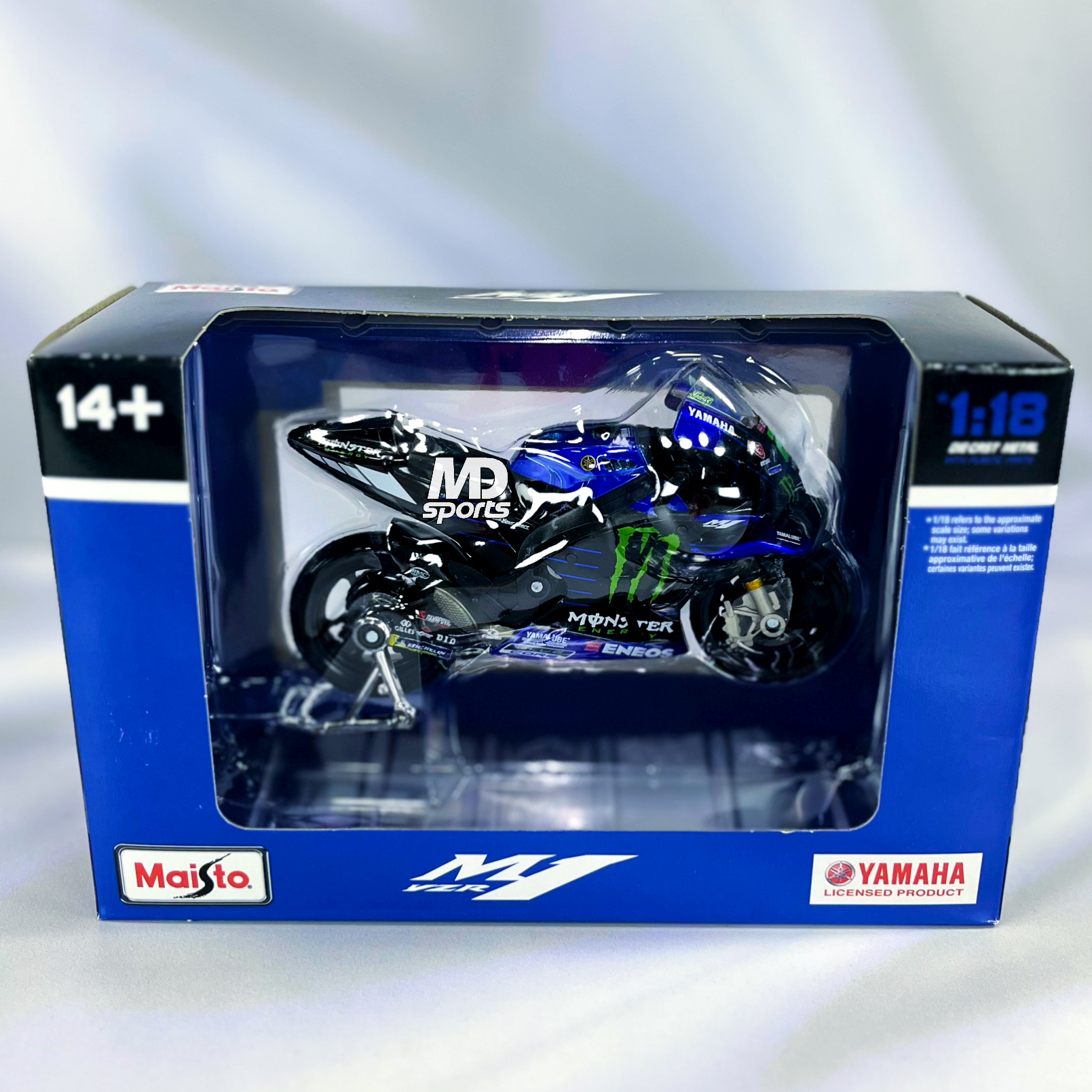 Moto GP Yamaha YZR-M1 2022 #21 Franco Morbidelli Maisto 1:18
