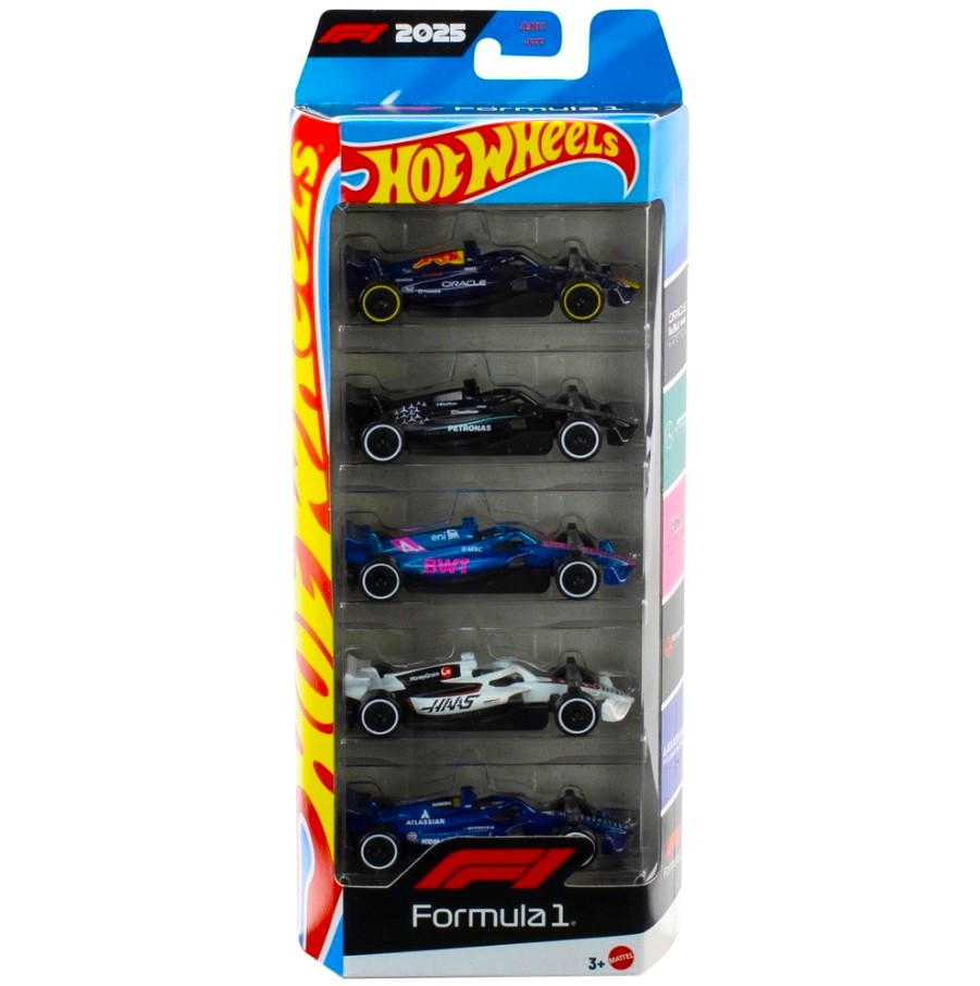 Pack Autos Formula 1 2025 HotWheels 1:64