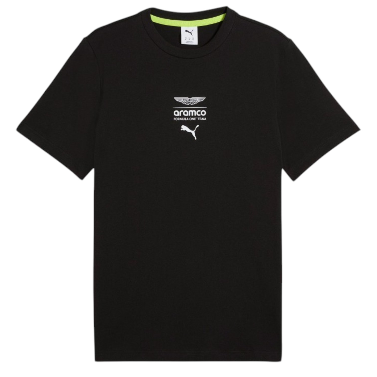 Polera PUMA Aston Martin Racing Oficial 2026 Fanwear Negra