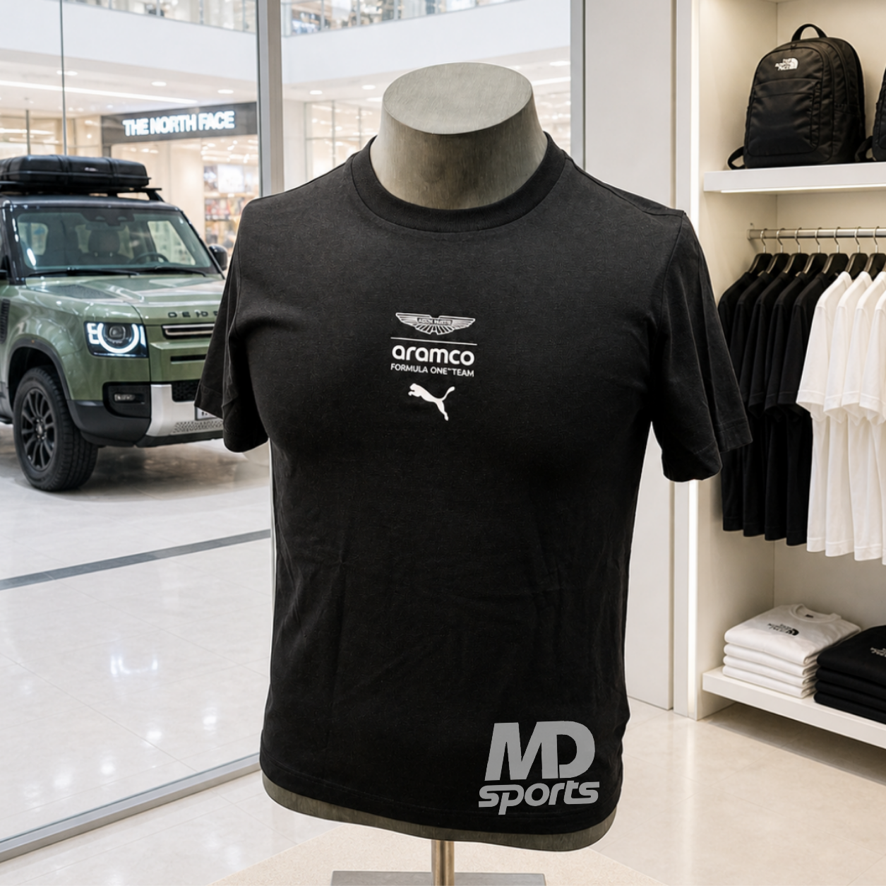 Polera PUMA Aston Martin Racing Oficial 2026 Fanwear Negra