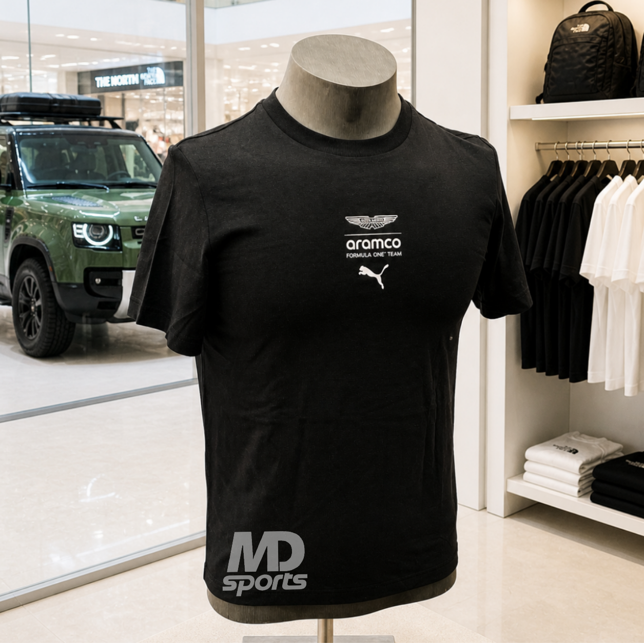 Polera PUMA Aston Martin Racing Oficial 2026 Fanwear Negra - Imagen 3