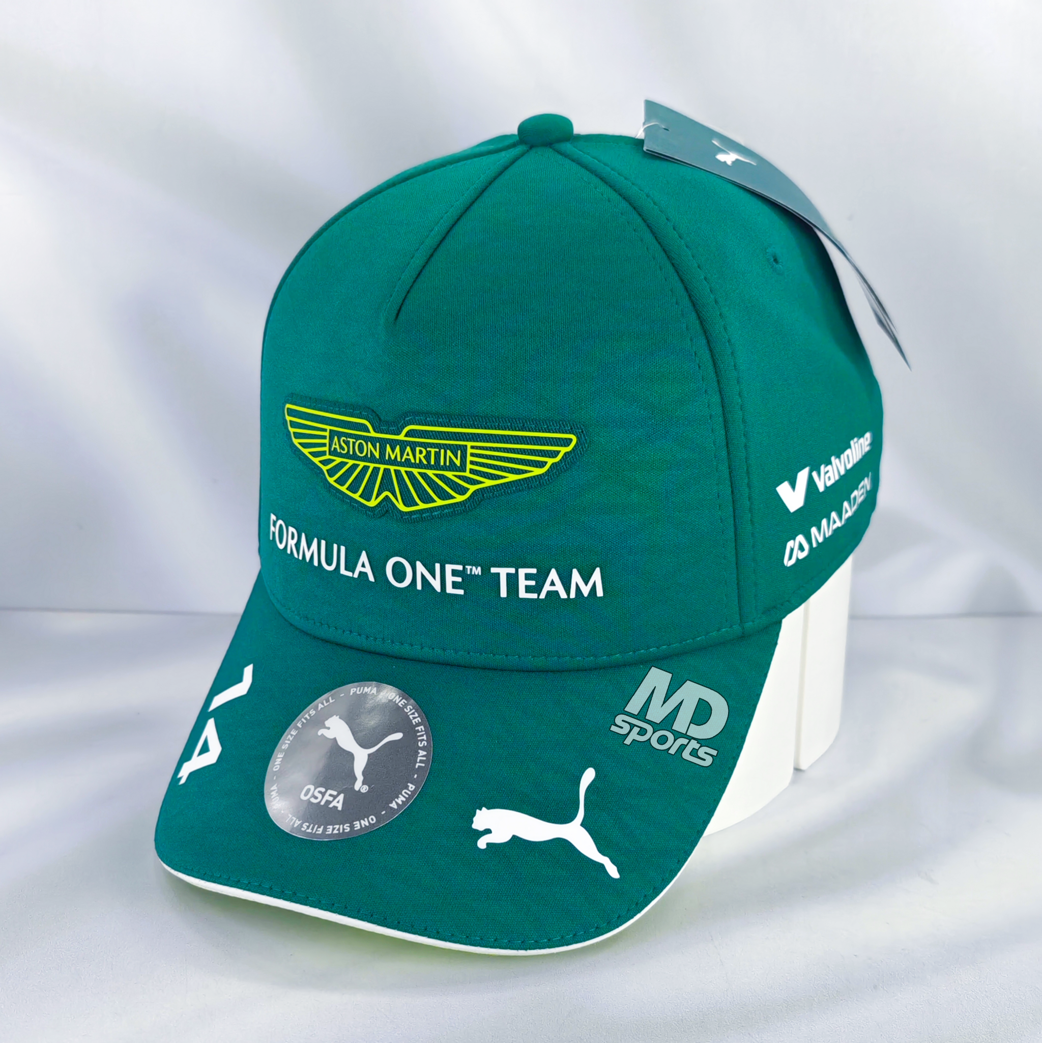 Gorro PUMA Oficial Aston Martin Fernando Alonso 2026 Verde