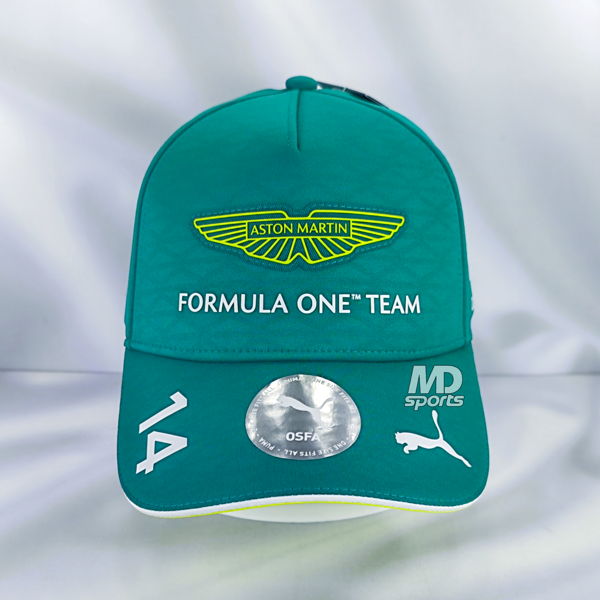 Gorro PUMA Oficial Aston Martin Fernando Alonso 2026 Verde