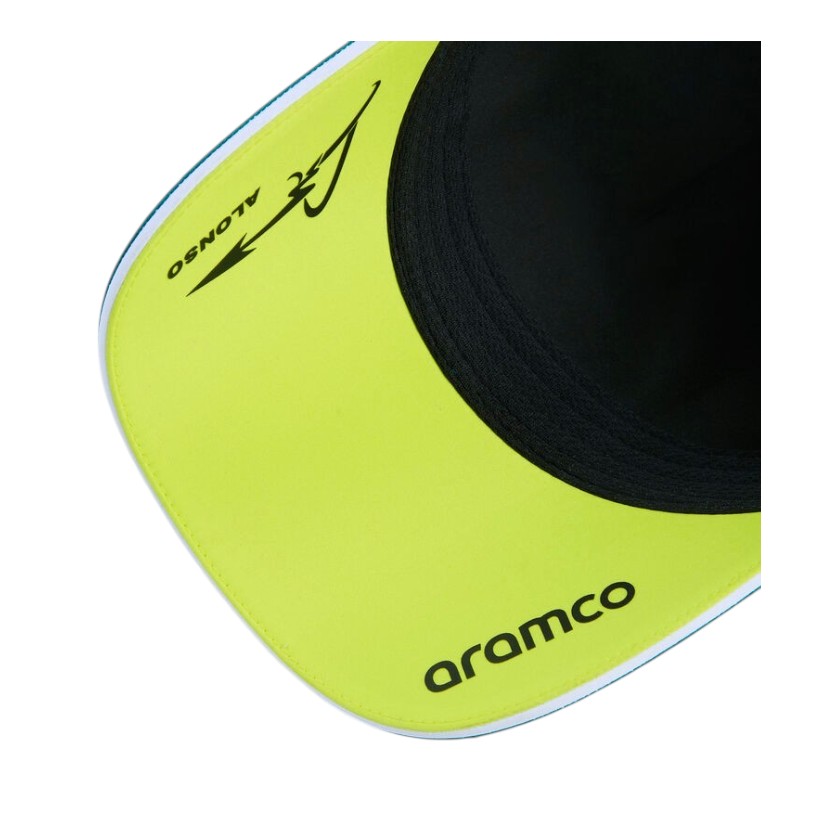 Gorro PUMA Oficial Aston Martin Fernando Alonso 2026 Verde Lima - Imagen 3