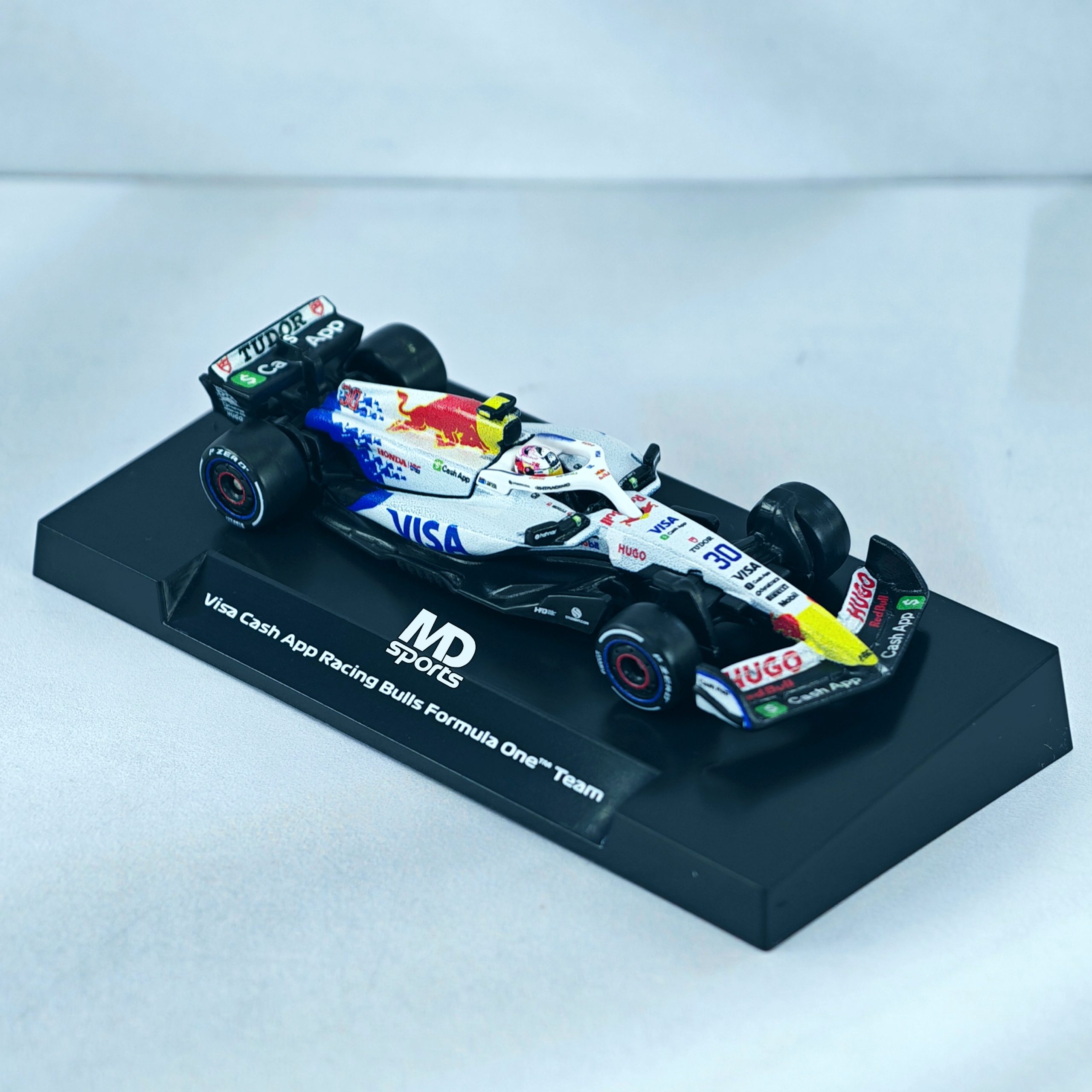 Racing Bulls VCARB 02 2025 #30 Liam Lawson HotWheels Premium 1:64 (CAJA ABIERTA) - Imagen 3