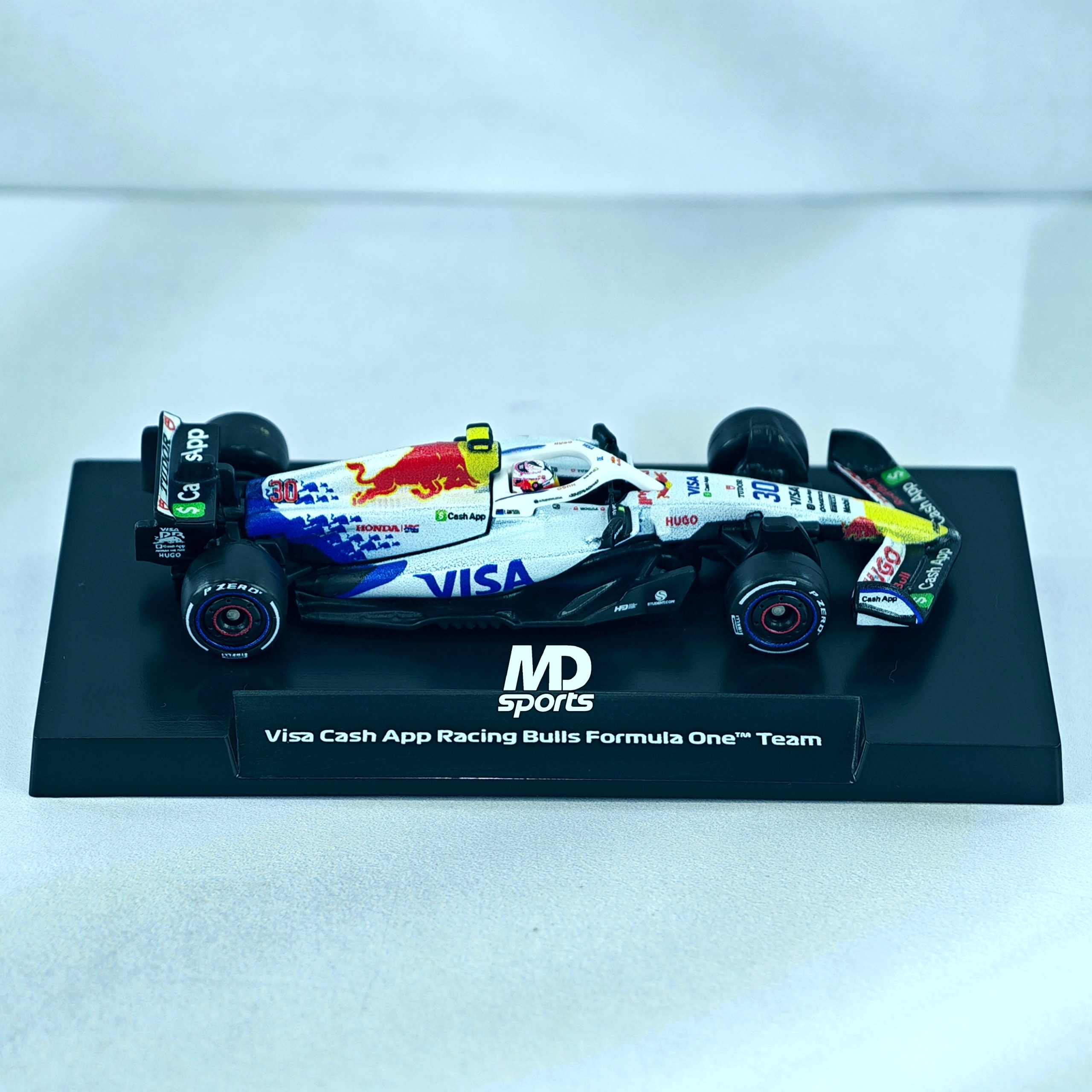 Racing Bulls VCARB 02 2025 #30 Liam Lawson HotWheels Premium 1:64 (CAJA ABIERTA) - Imagen 4