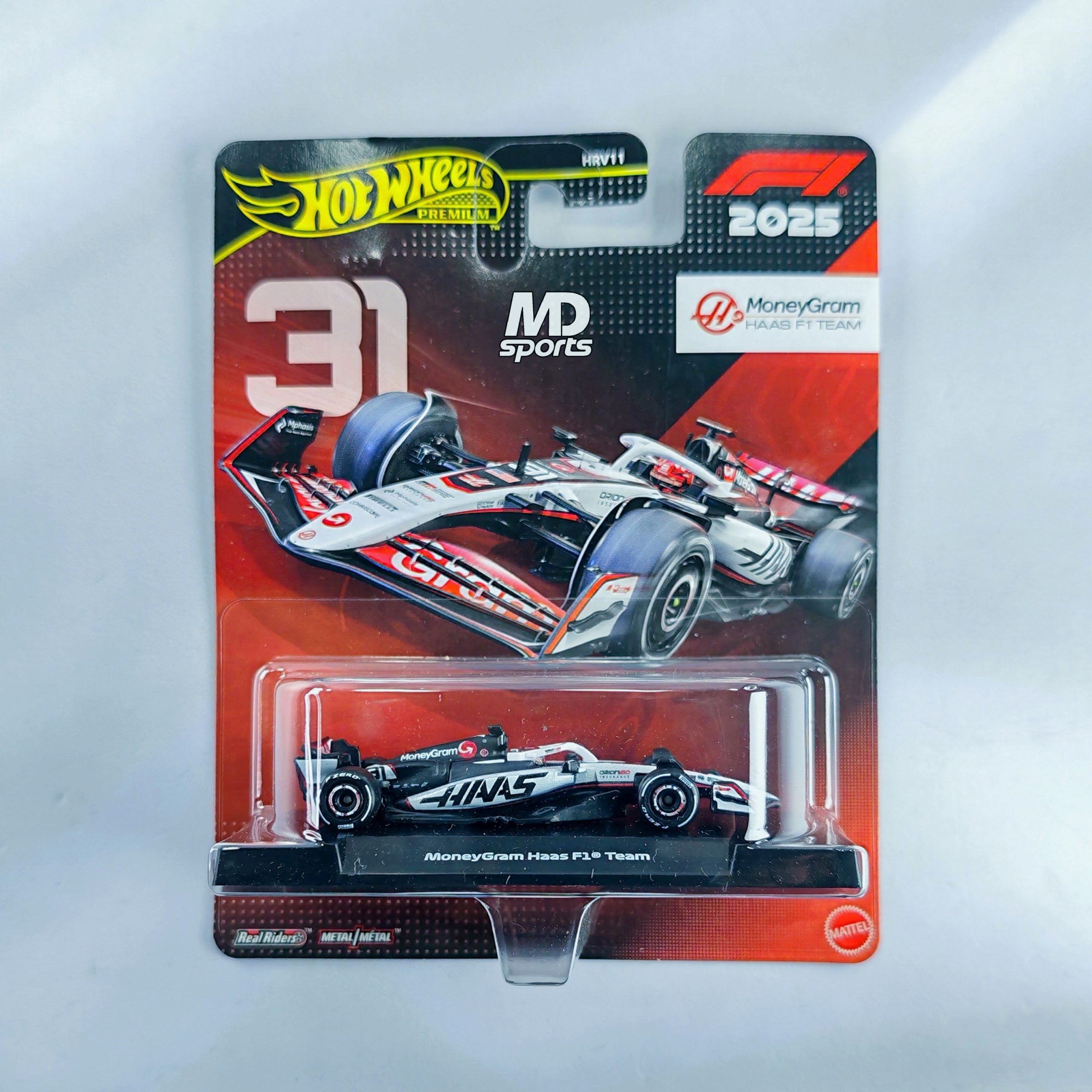 Haas VF-25 2025 #31 Esteban Ocon HotWheels Premium 1:64