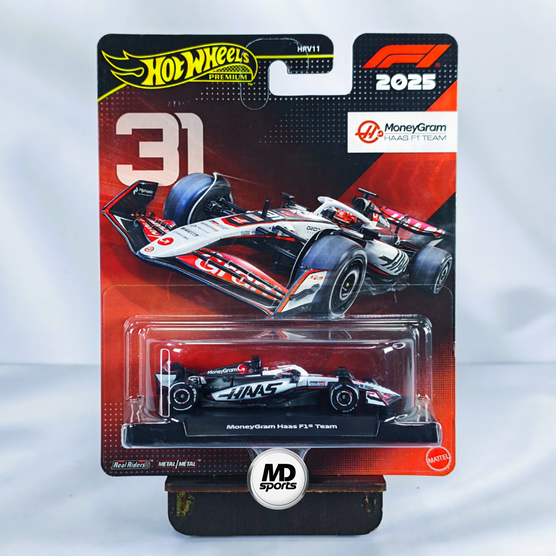 Haas VF-25 2025 #31 Esteban Ocon HotWheels Premium 1:64