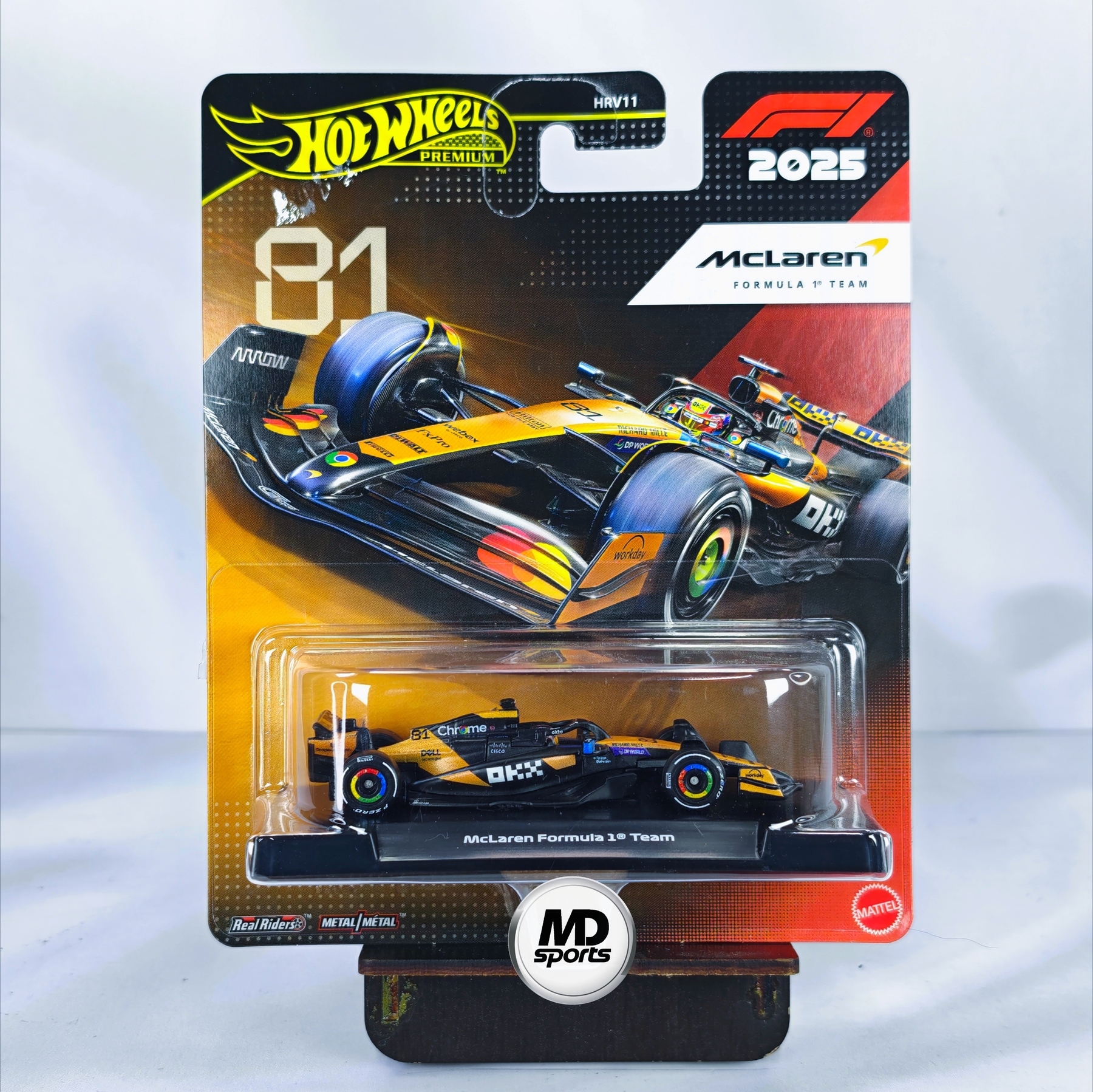 McLaren MCL39 2025 #81 Oscar Piastri HotWheels Premium 1:64