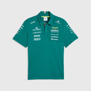 Polera Polo PUMA Aston Martin F1 Team Oficial 2026 Verde