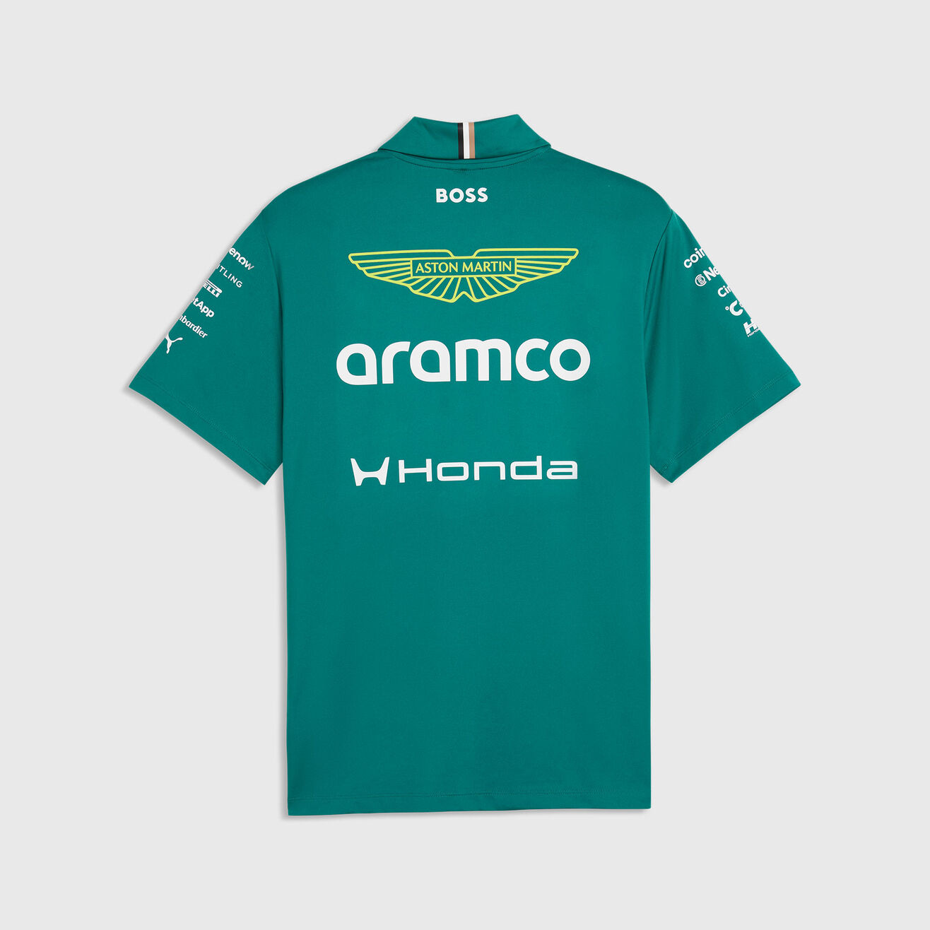 Polera Polo PUMA Aston Martin F1 Team Oficial 2026 Verde