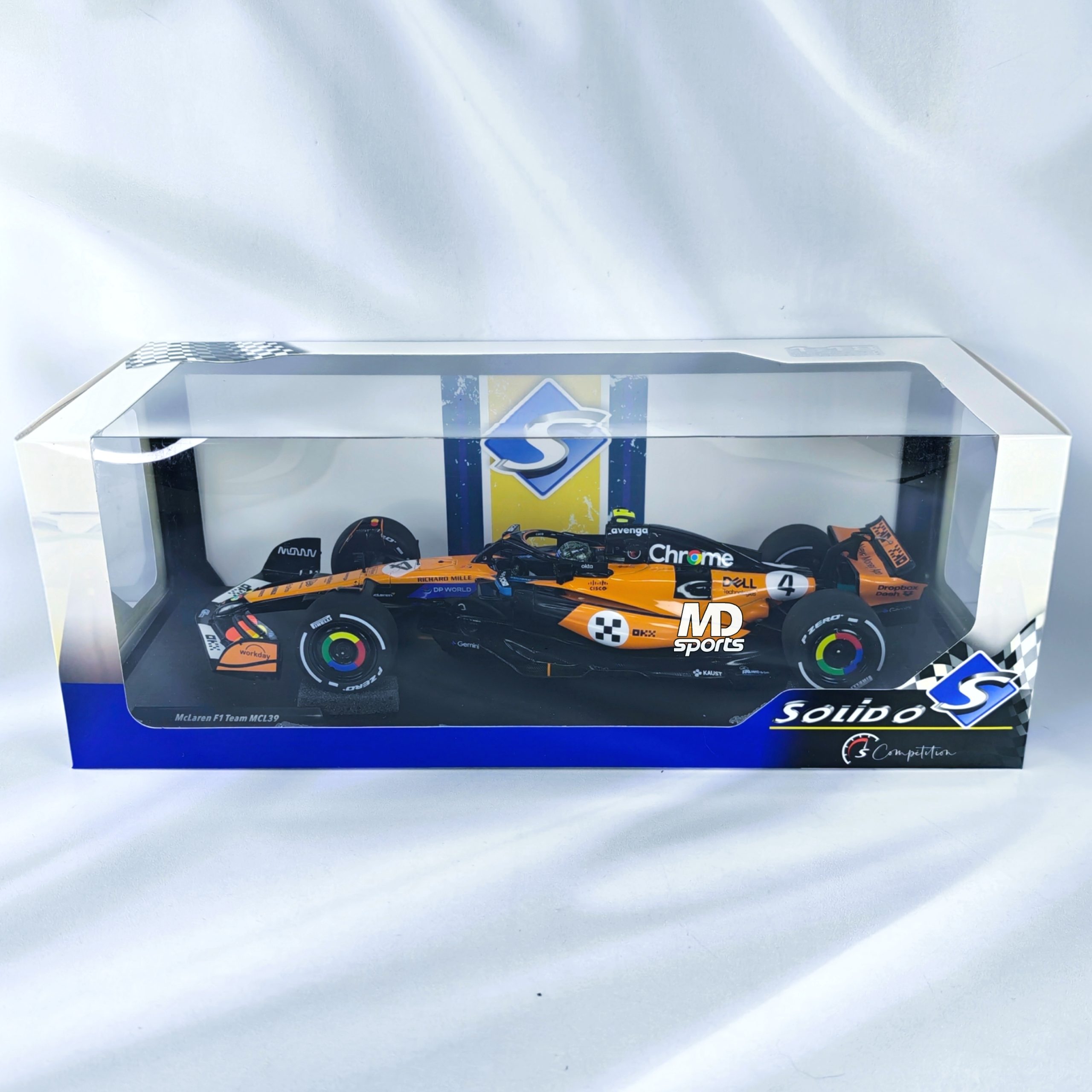 Mclaren MCL39 GP Monaco 2025 #4 Lando Norris Solido 1:18 - Imagen 2