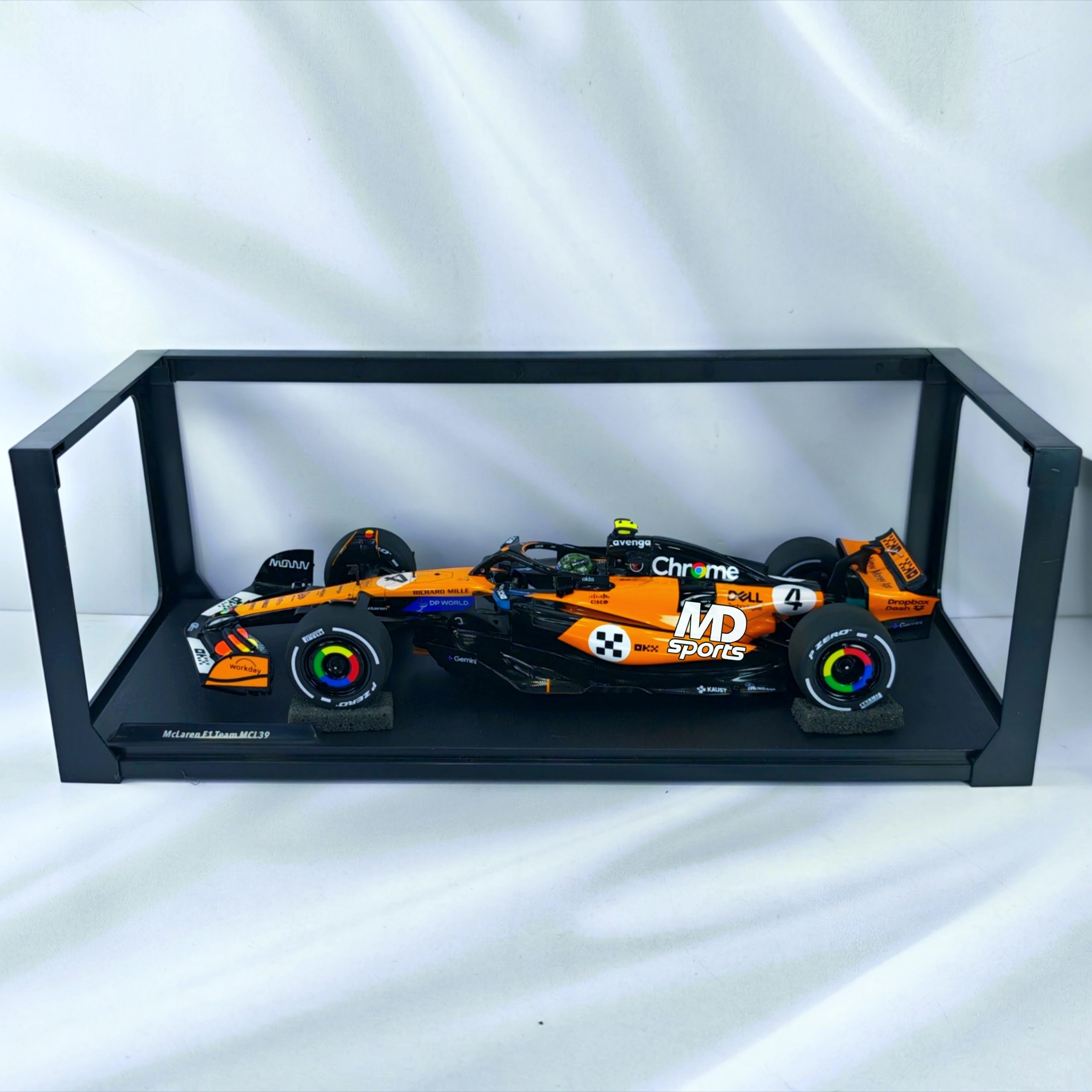 Mclaren MCL39 GP Monaco 2025 #4 Lando Norris Solido 1:18 - Imagen 3