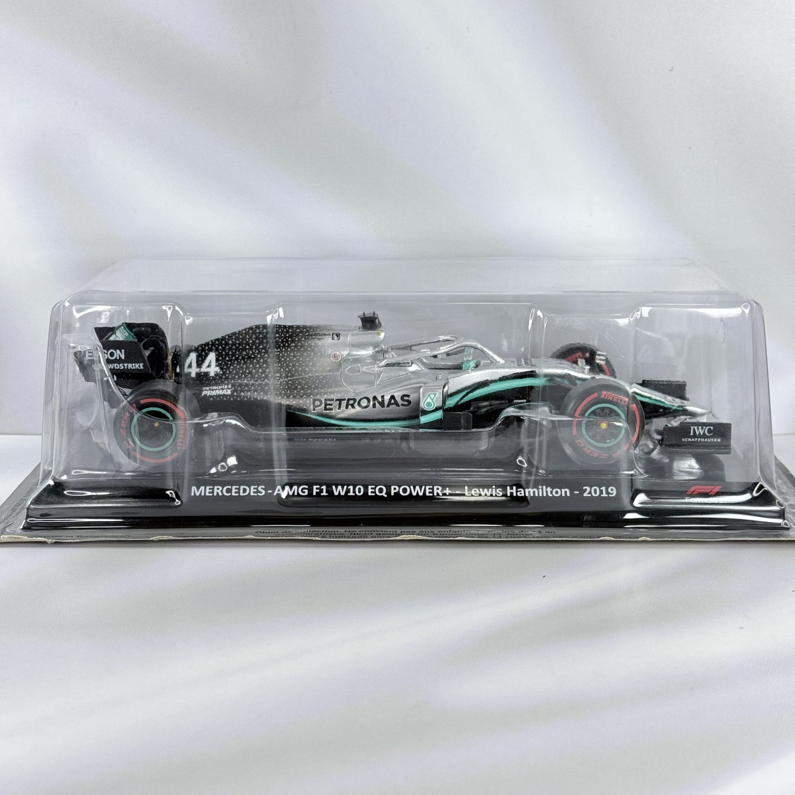 Mercedes W10 2019 #44 Lewis Hamilton Caja Normal Premium Collect 1:24