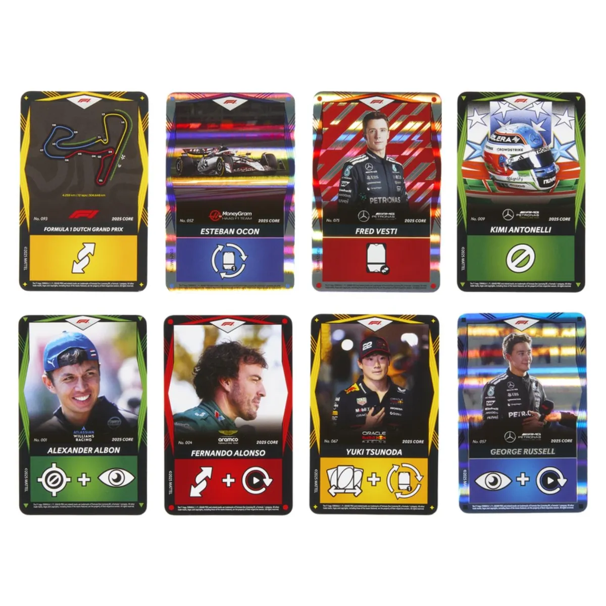 Juego de Mesa Uno Formula 1 Booster set + Juego base generico