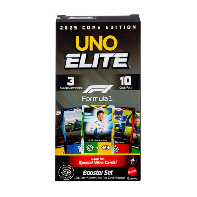 Juego de Mesa Uno Formula 1 Booster set + Juego base generico