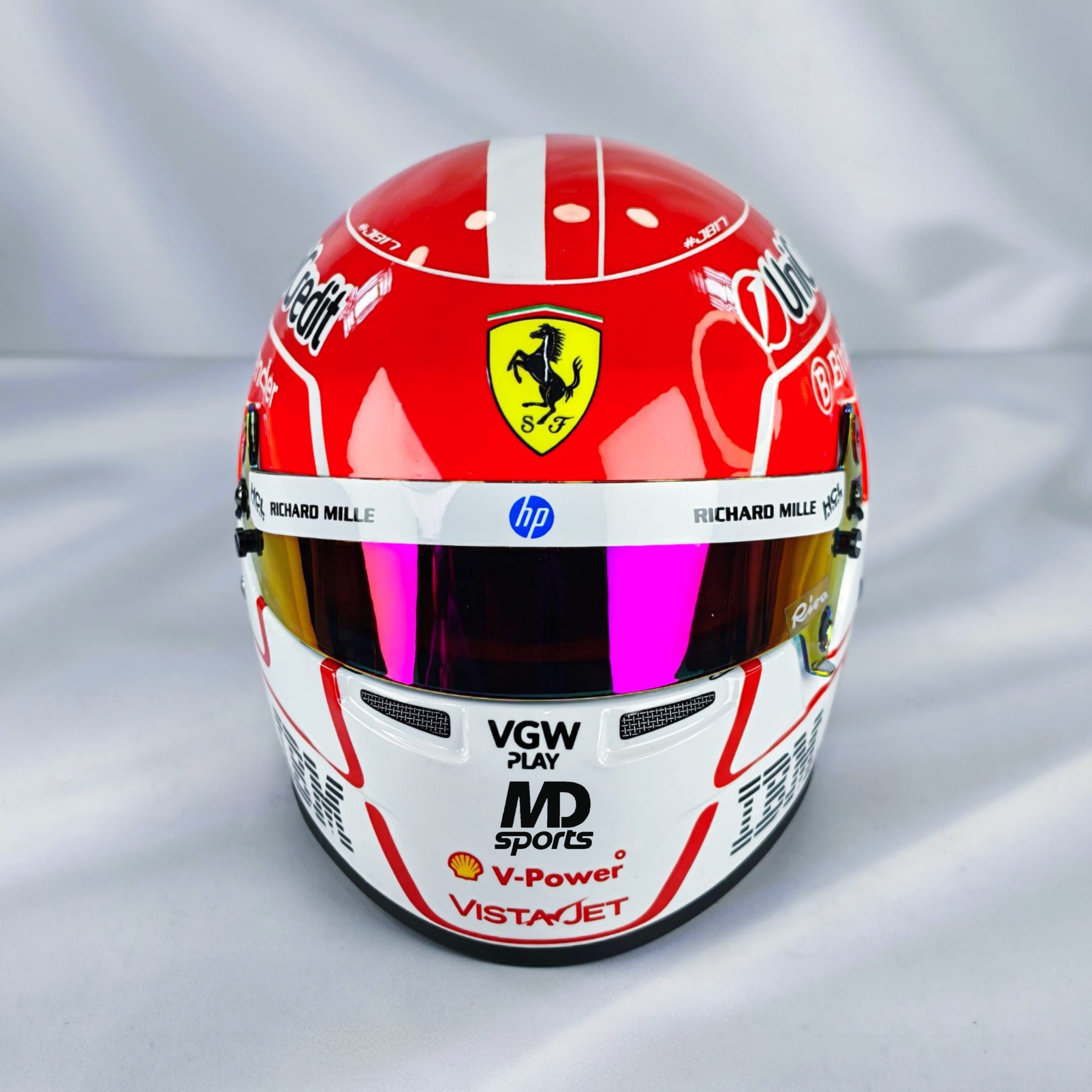 Casco Formula 1 Charles Leclerc Ferrari 2025 BELL 1:2