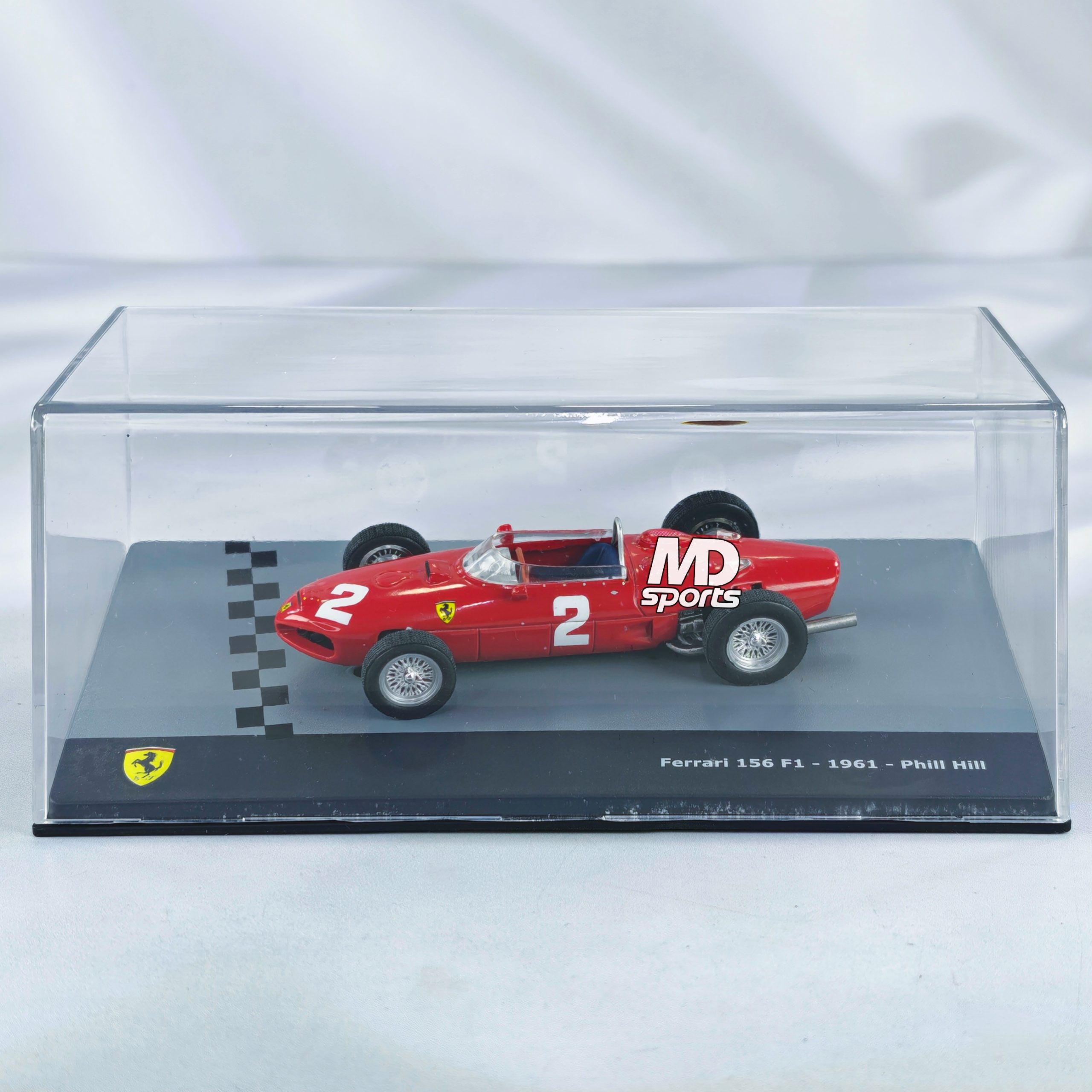 Ferrari 156 F1 1961 #2 Phill Hill Caja Acrilica IXO 1:43 - Imagen 2