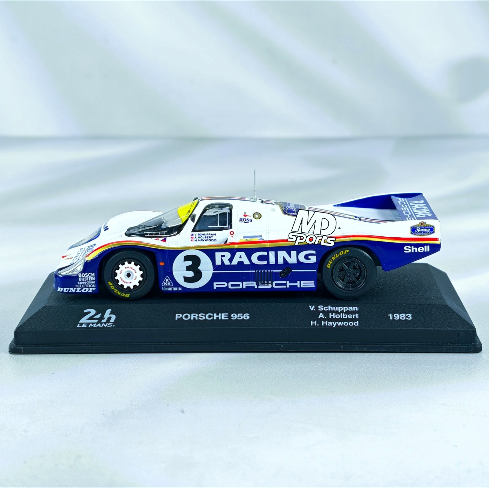 Porsche 956 LeMans 1983 #3 Schuppan-Holbert-Haywood Caja Acrilica Altaya 1:43