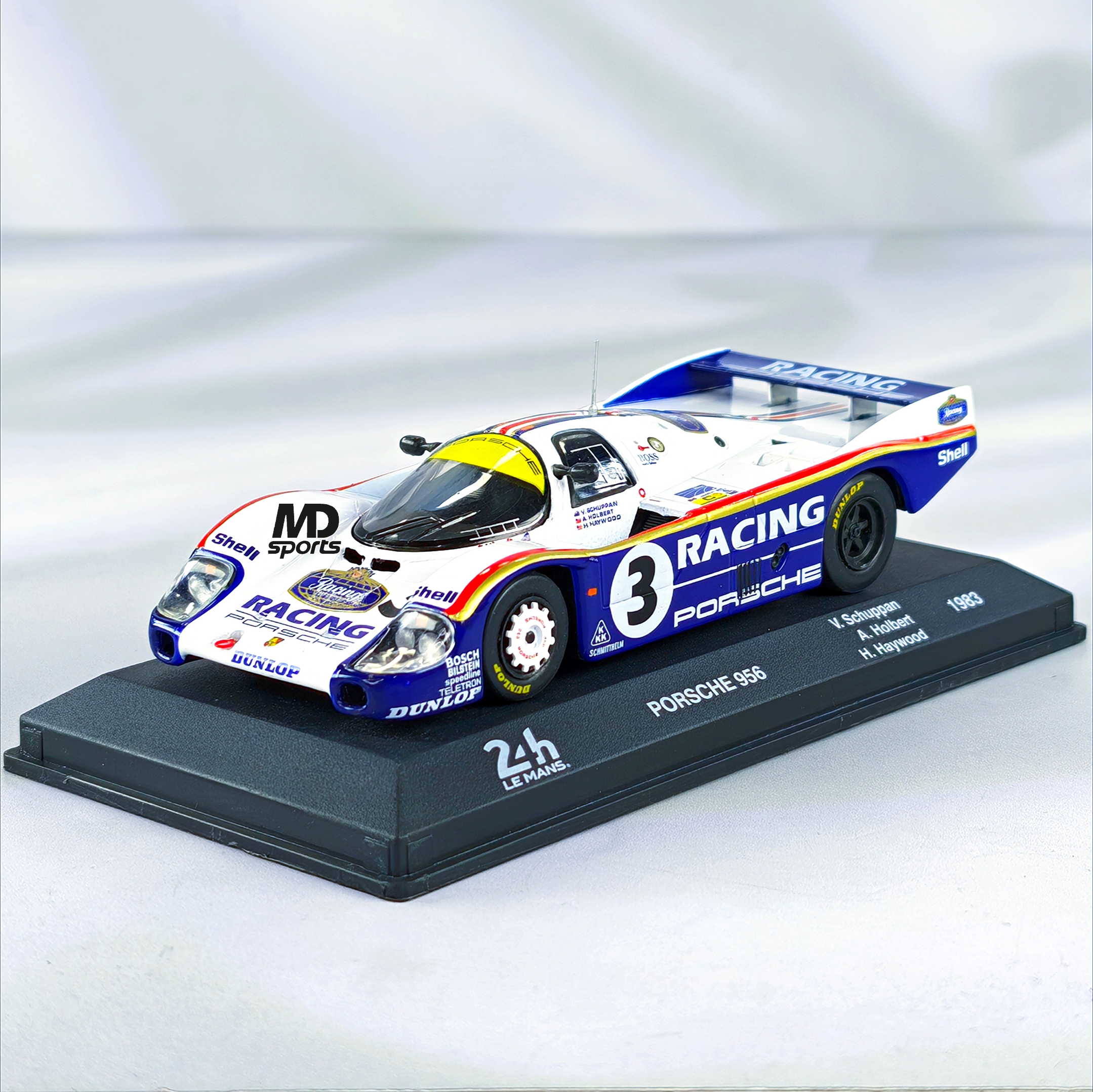 Porsche 956 LeMans 1983 #3 Schuppan-Holbert-Haywood Caja Acrilica Altaya 1:43