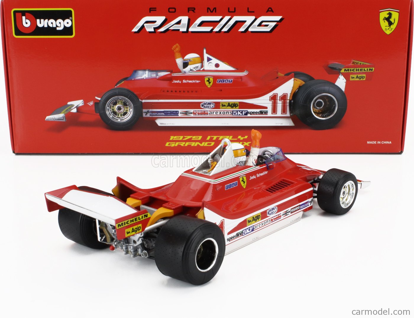 Ferrari 312 T4 #11 Jody Scheckter Caja Normal Burago 1:18