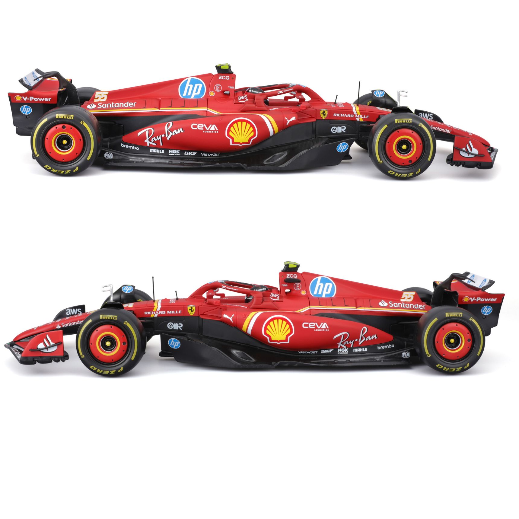 Ferrari SF-24 2024 #16 Charles Leclerc Caja Normal Burago 1:18