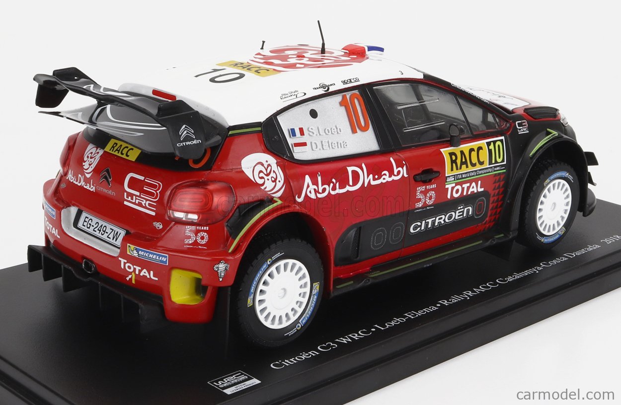 Citroen C3 WRC Abu Dhabi Rally Catalunya 2018 #10 Sebastien Loeb-Daniel Elena Edicola 1:24 - Imagen 3