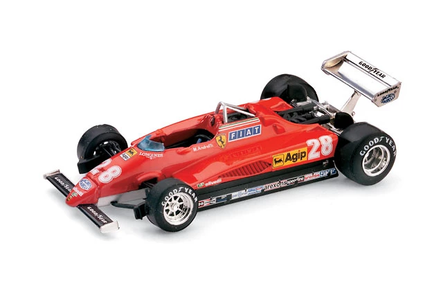 Ferrari 126 C2 1982 #28 Mario Andretti Caja Acrilica IXO 1:43