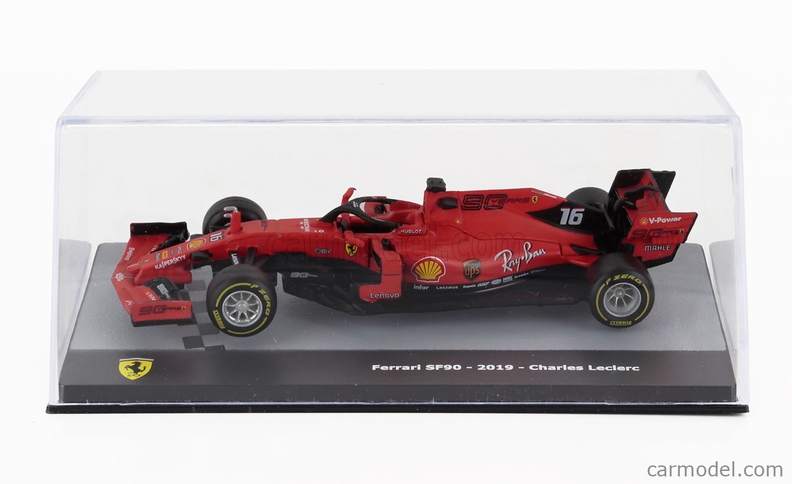 Ferrari SF90 #16 Charles Leclerc Caja Acrilica IXO 1:43