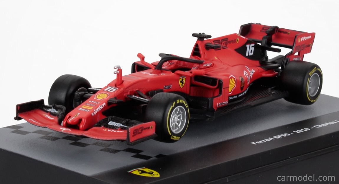 Ferrari SF90 #16 Charles Leclerc Caja Acrilica IXO 1:43 - Imagen 3