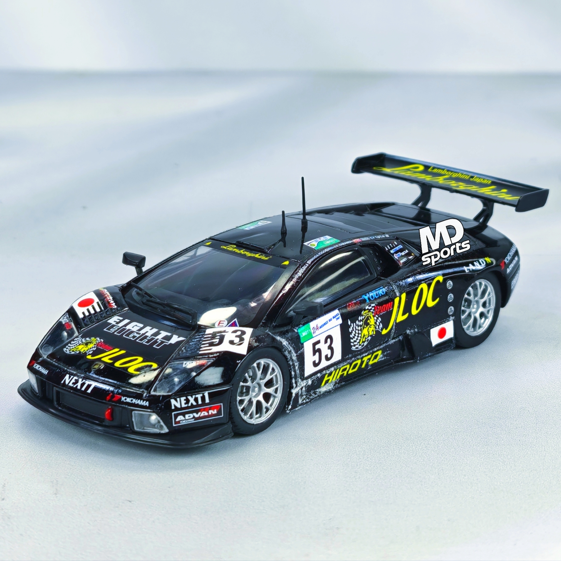 Lamborghini Murcielago R-GT Lemans 2007 #53 M.Apicella-K.Yamanishi-A.Yogo Caja Acrilica Altaya 1:43