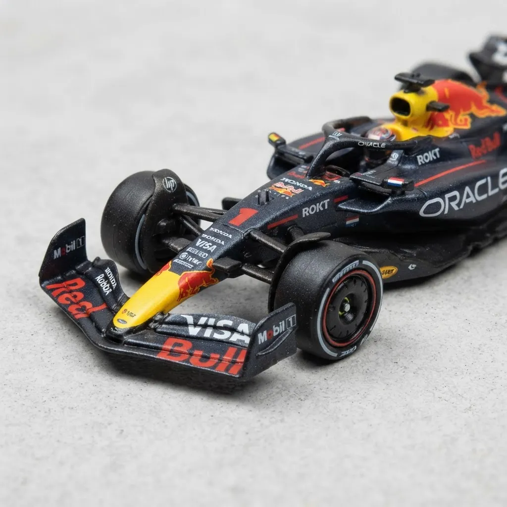 RedBull RB21 2025 #1 Max Verstappen HotWheels Premium 1:64 - Imagen 2
