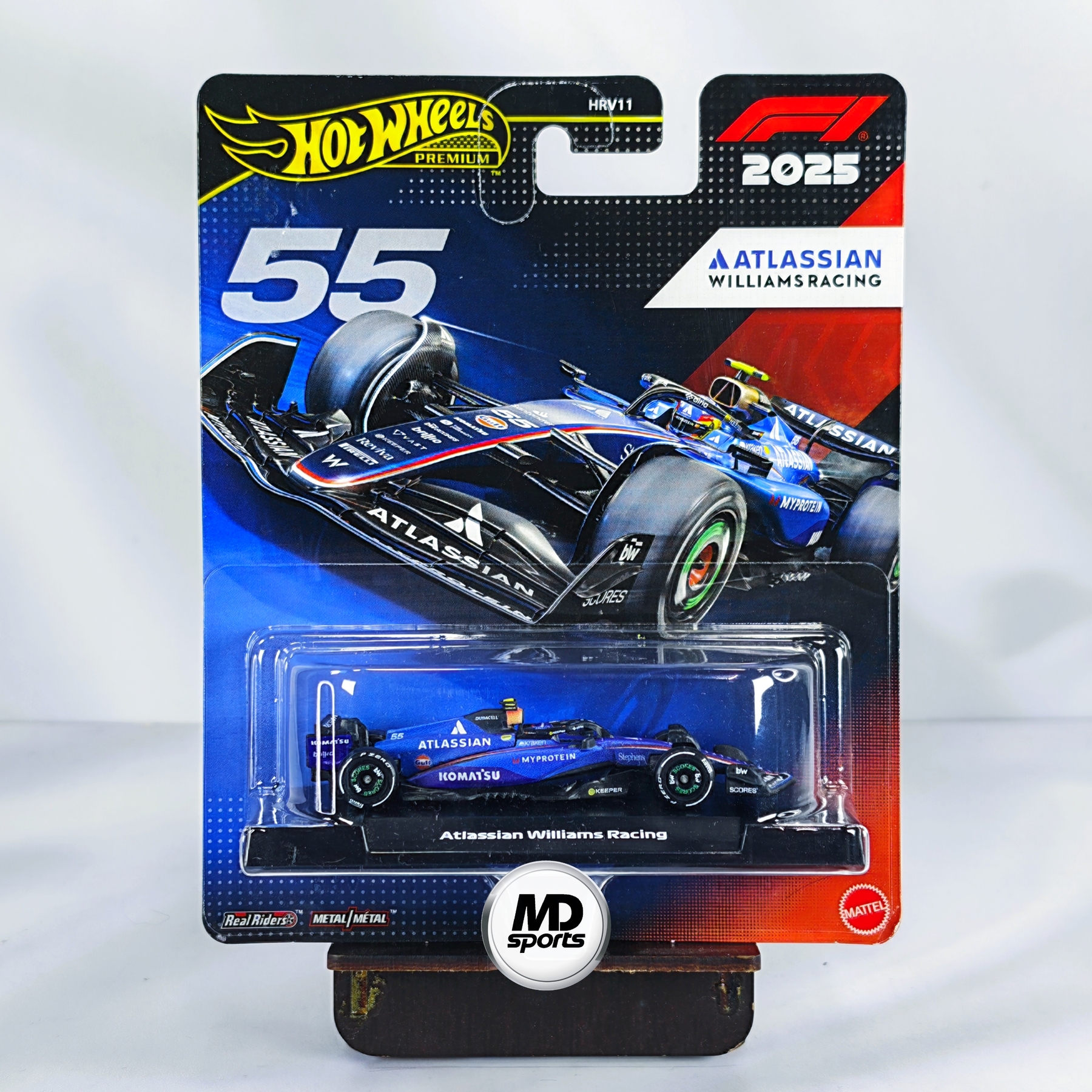 Williams Racing FW47 2025 #55 Carlos Sainz HotWheels Premium 1:64