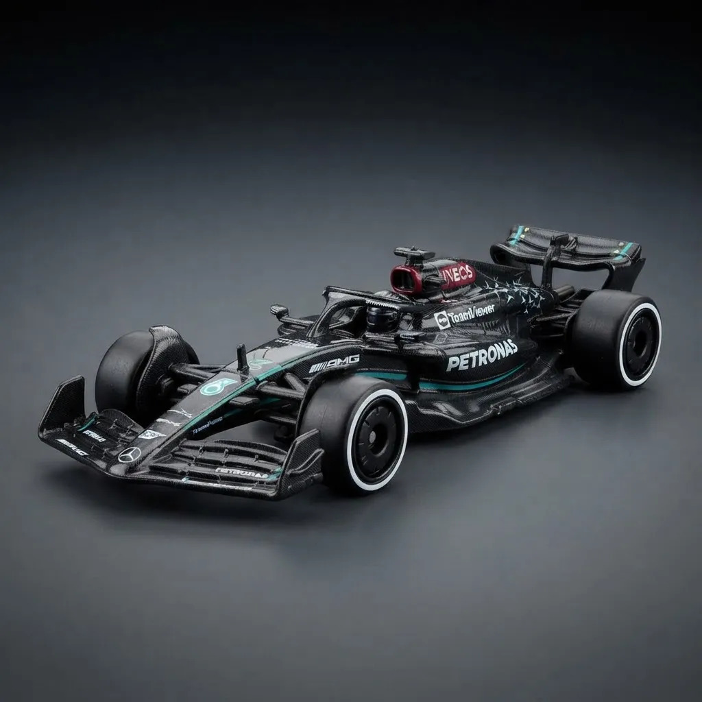 W16 Mercedes-AMG Petronas F1 Team 2025 HotWheels Basico 1:64