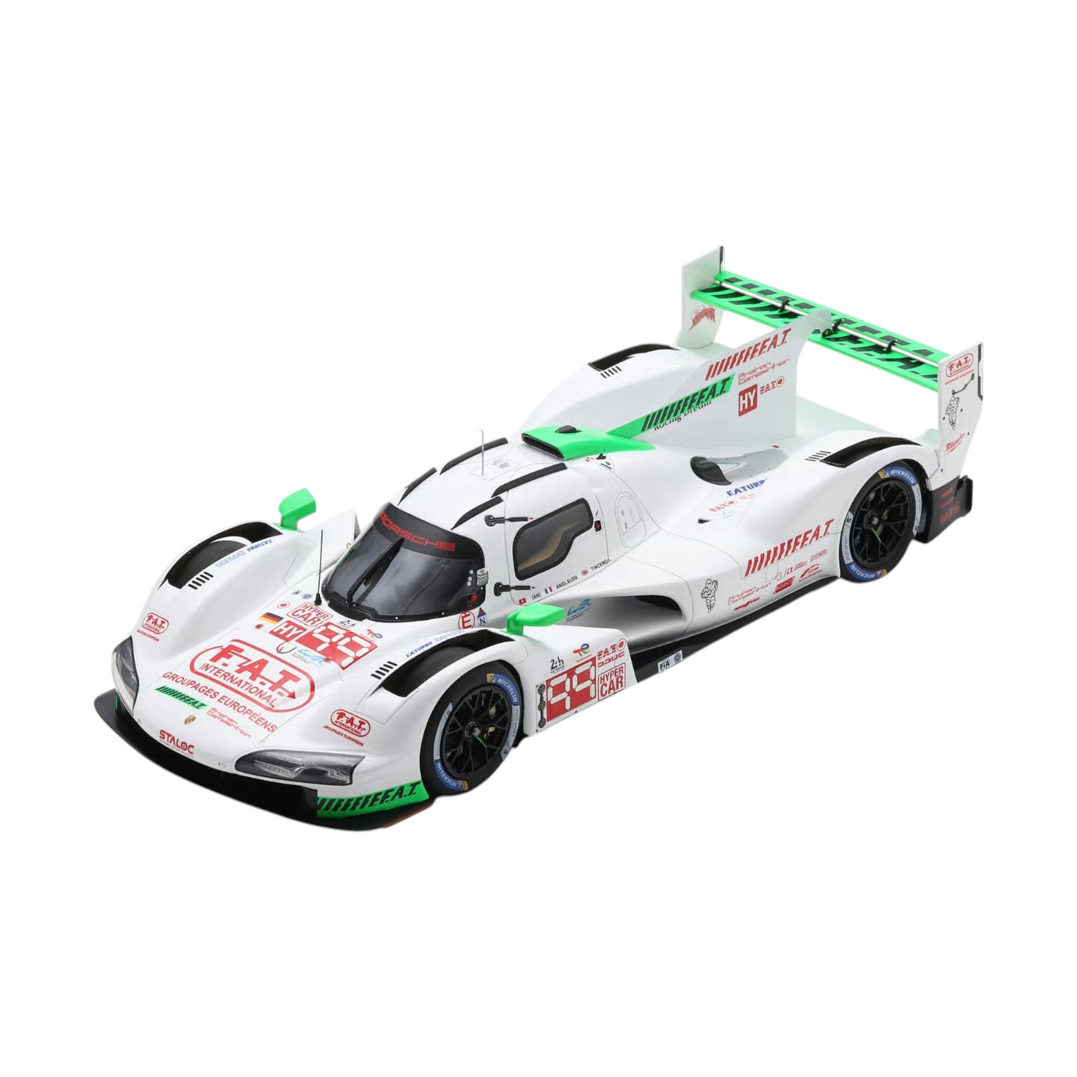 Porsche 963 No.99 Proton Competition 2025 Lemans #99 Nico Pino Caja Acrilica Spark 1:64